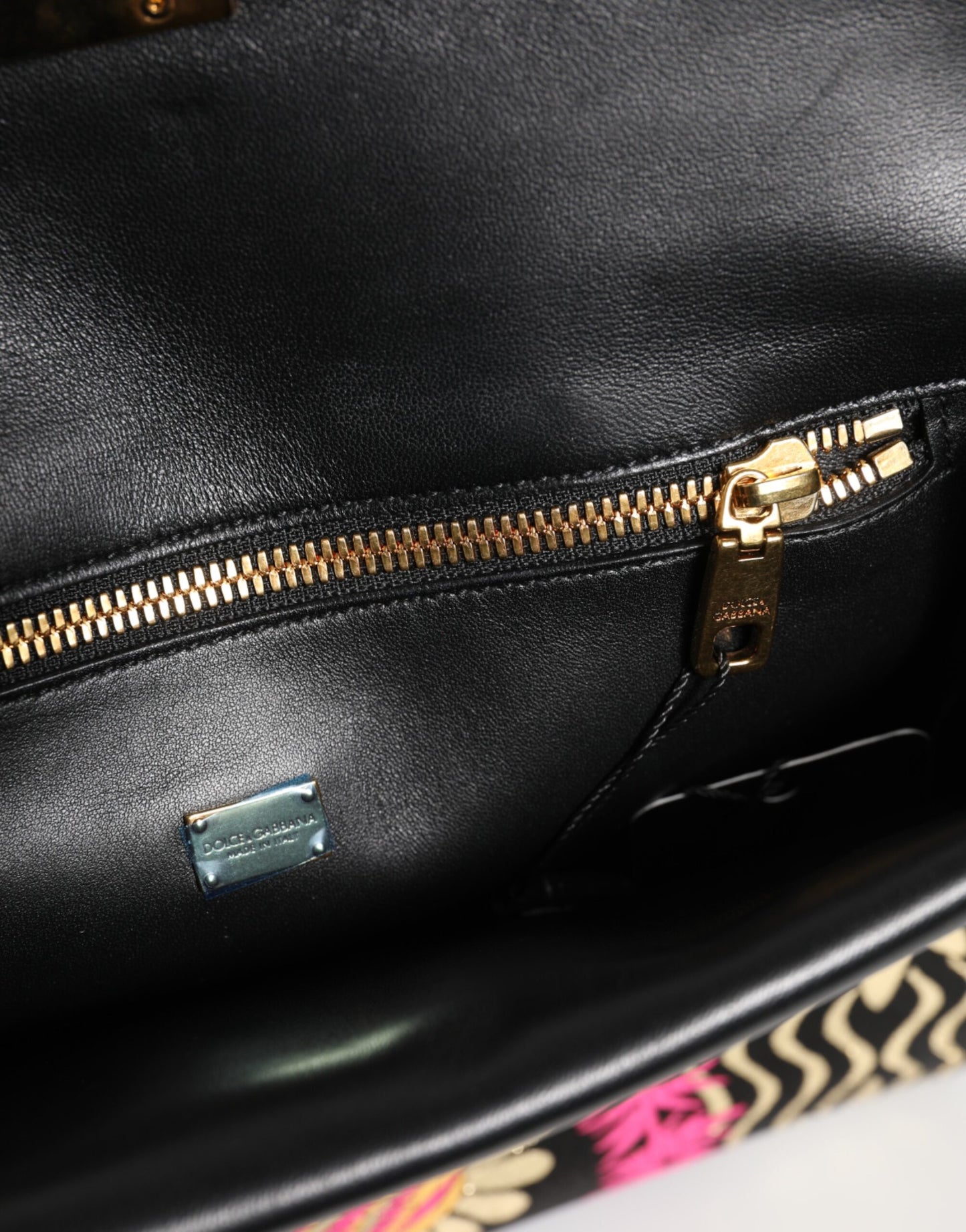 Sac porte-documents Dolce & Gabbana en jacquard floral multicolore