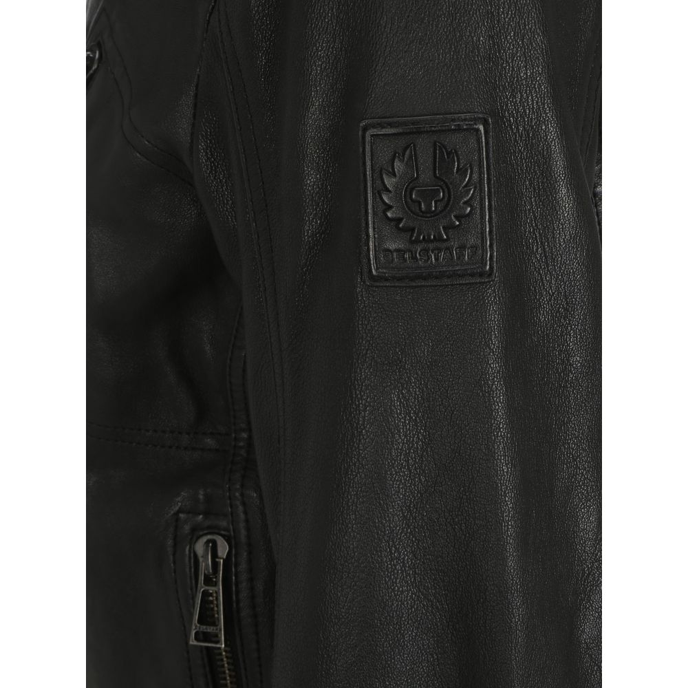 Belstaff Black Leather Jacket