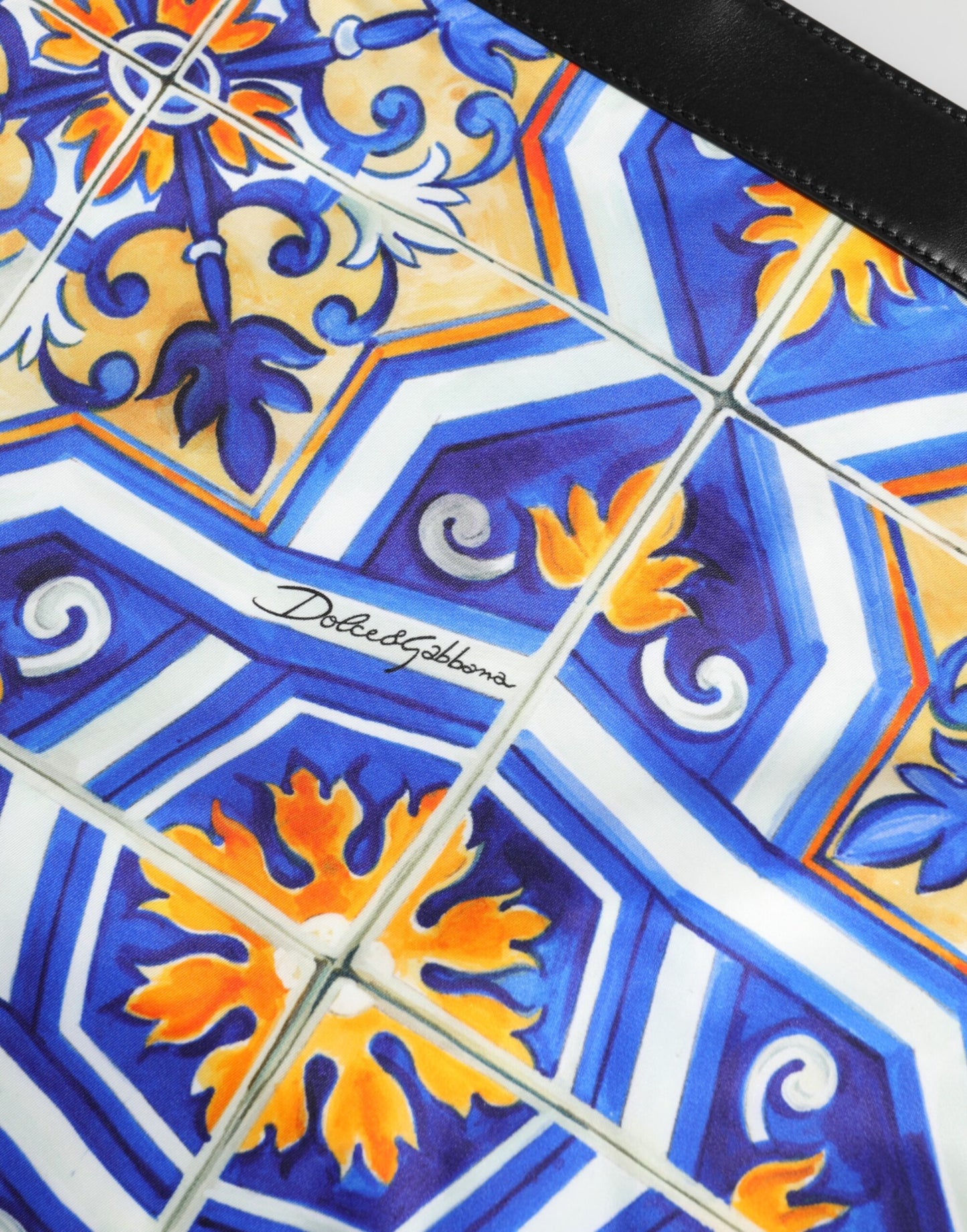 Dolce & Gabbana Sac à bandoulière fourre-tout multicolore à imprimé Maiolica