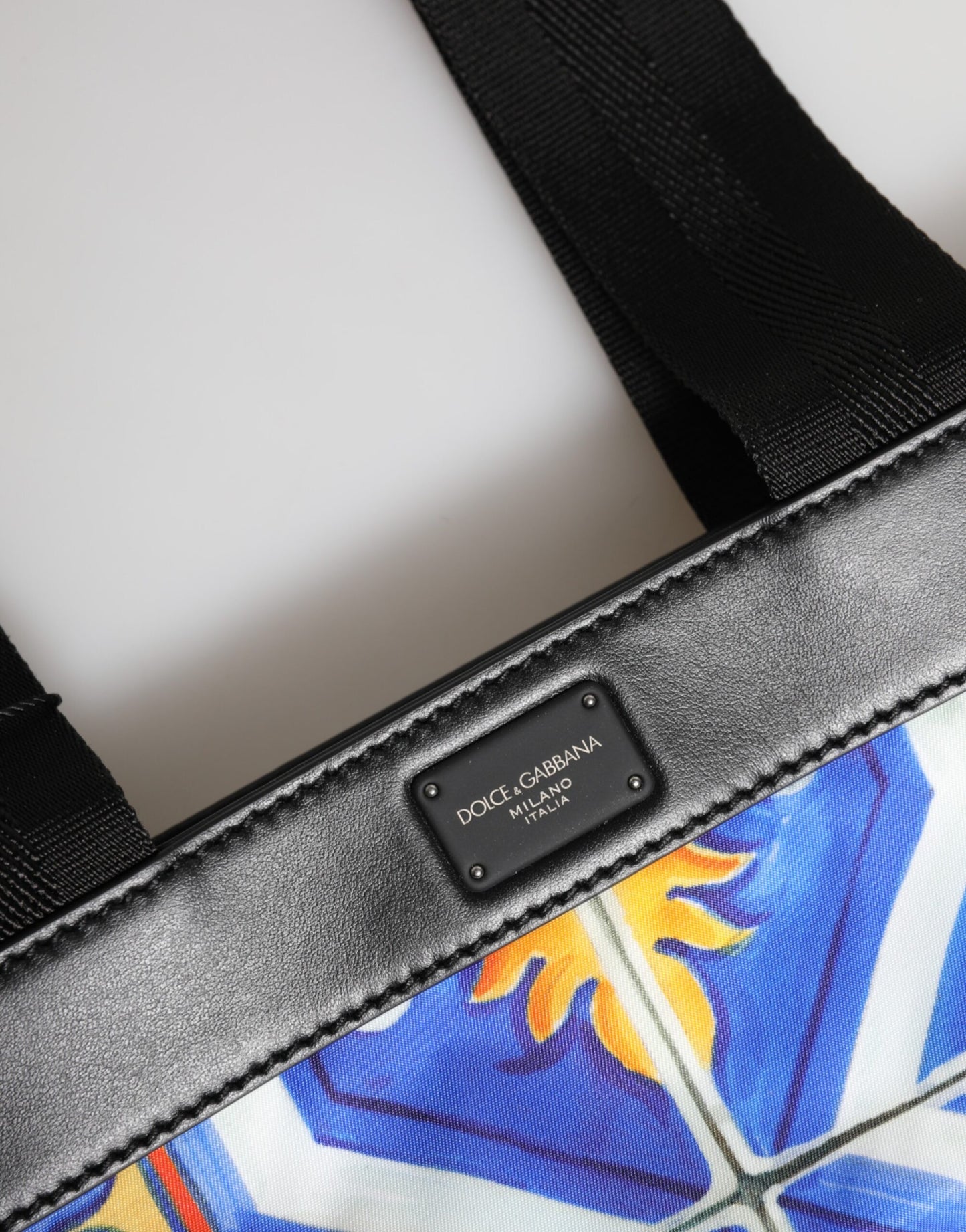 Dolce & Gabbana Sac à bandoulière fourre-tout multicolore à imprimé Maiolica