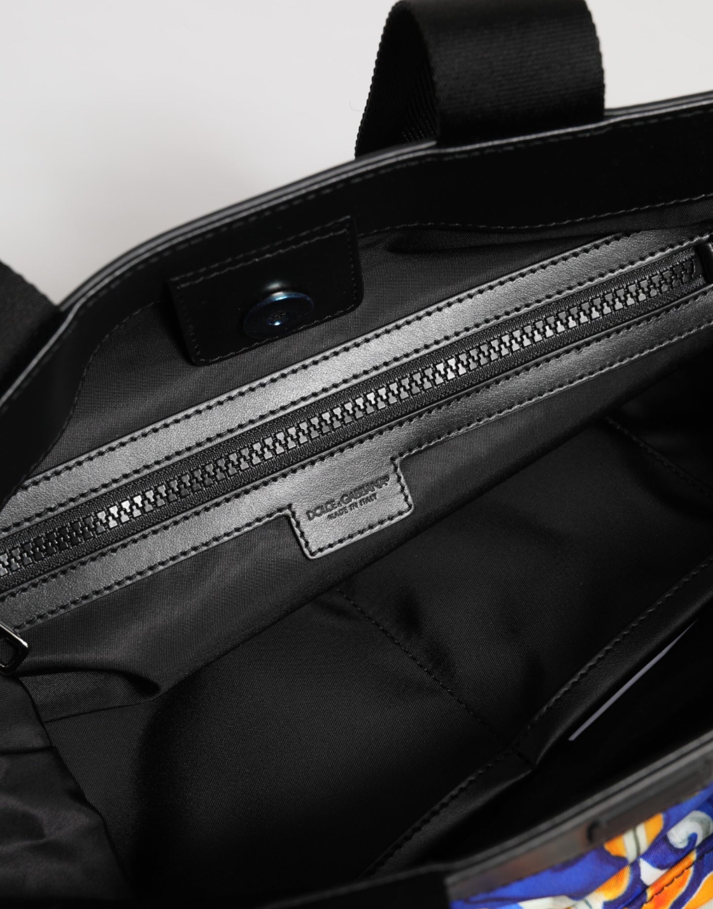 Dolce & Gabbana Sac à bandoulière fourre-tout multicolore à imprimé Maiolica