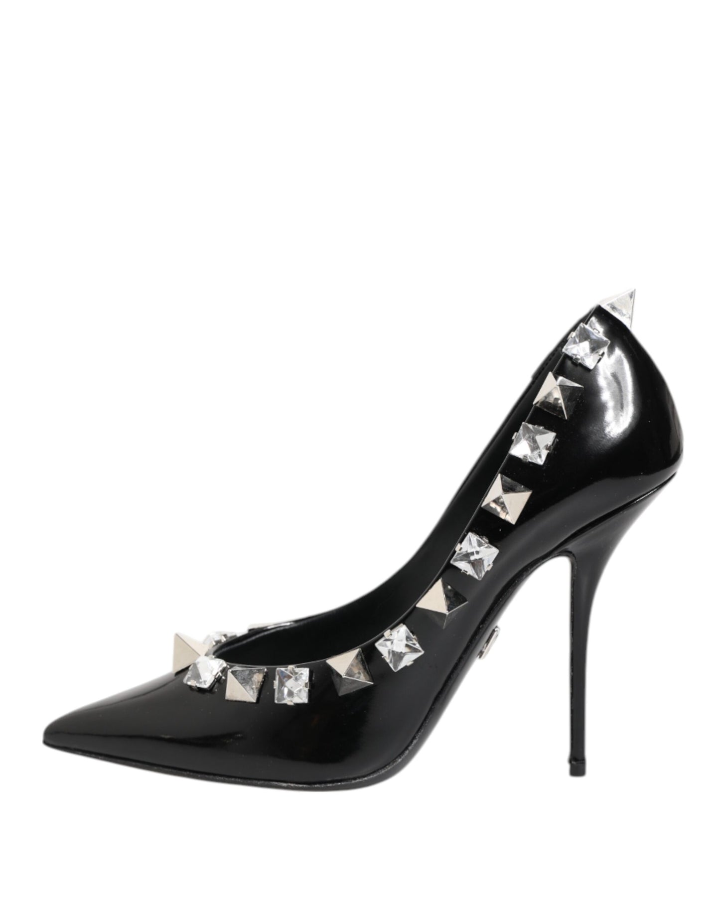 Escarpins à talons aiguilles Dolce & Gabbana à clous et cristaux noirs