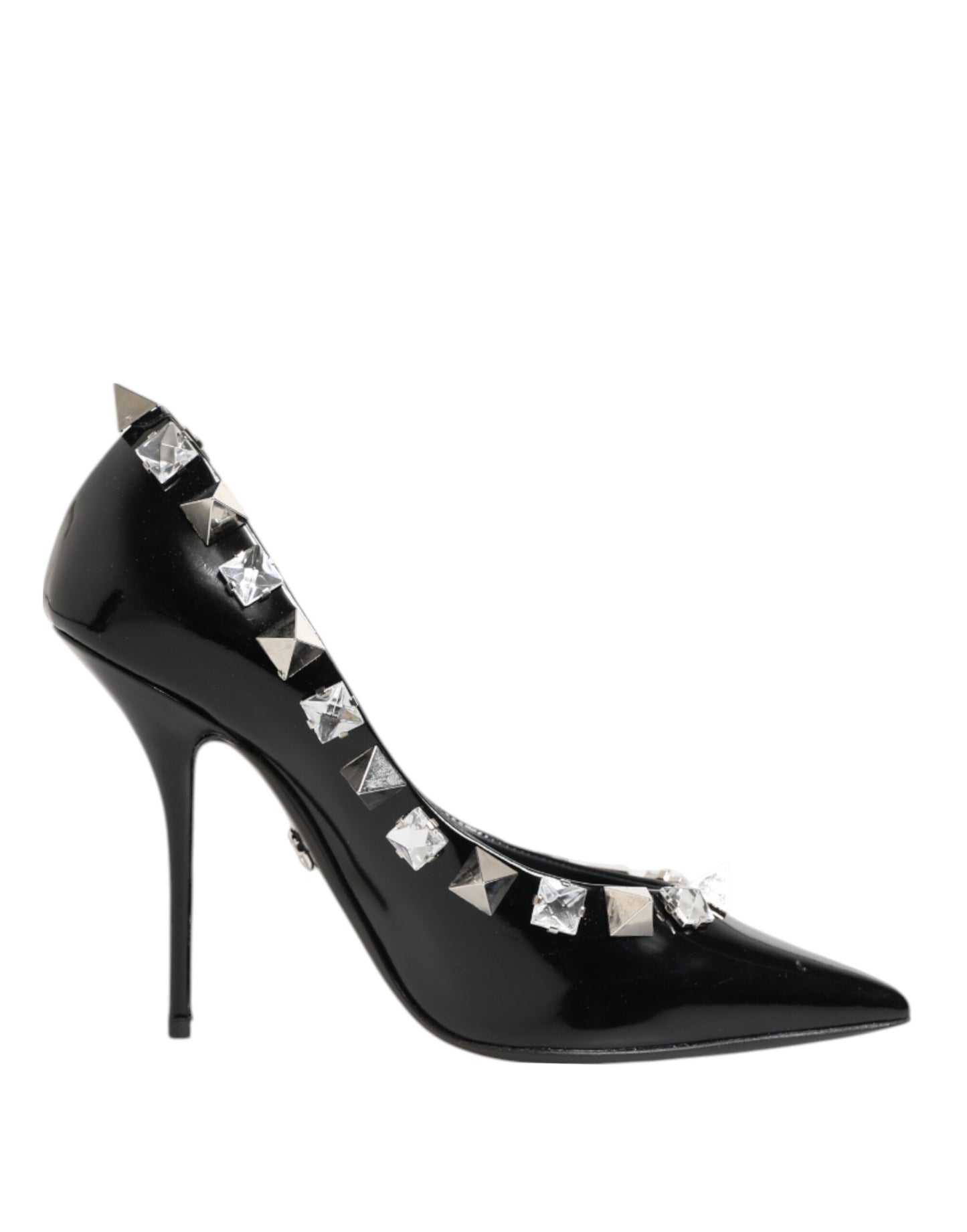 Escarpins à talons aiguilles Dolce & Gabbana à clous et cristaux noirs