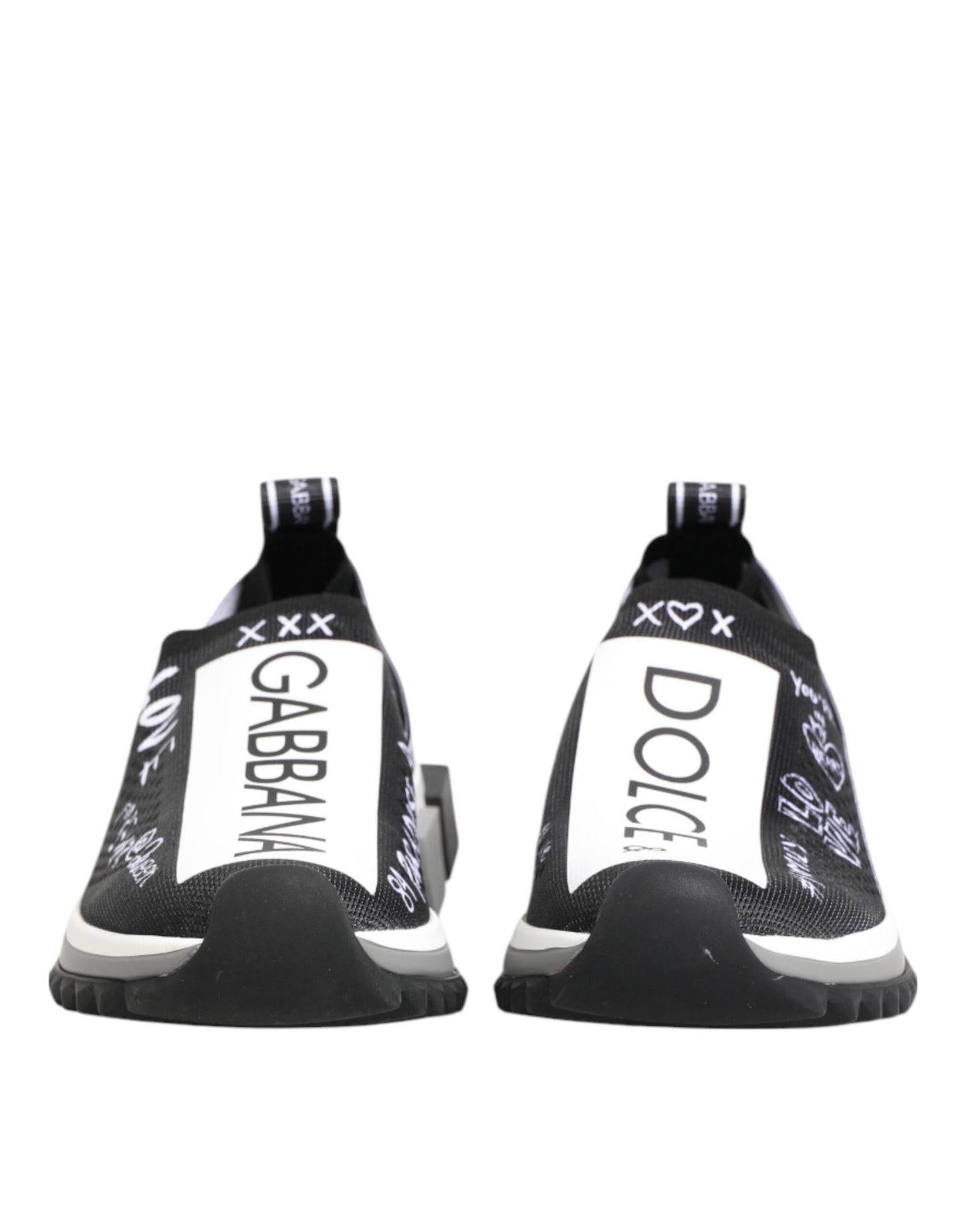 Baskets basses Dolce & Gabbana Sorrento noires et blanches