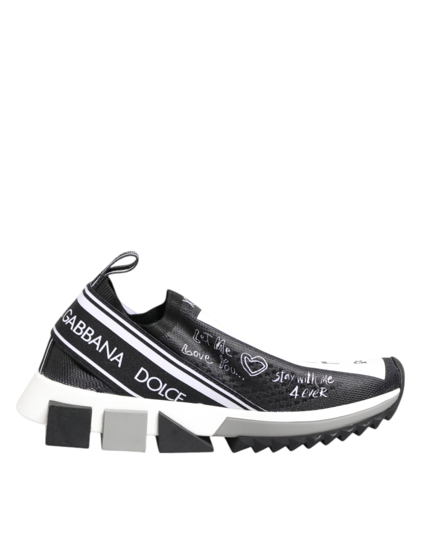 Baskets basses Dolce & Gabbana Sorrento noires et blanches