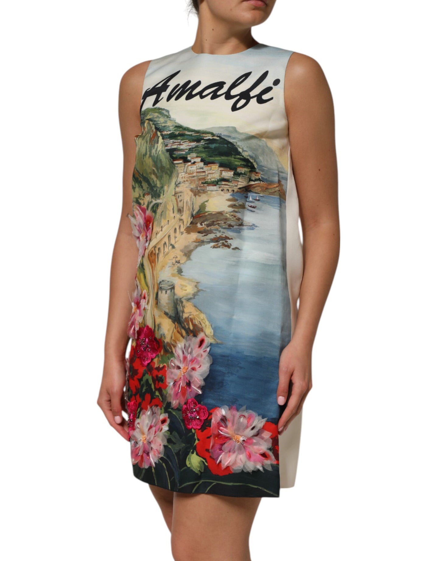 Mini-robe Dolce & Gabbana ornée de cristaux multicolores