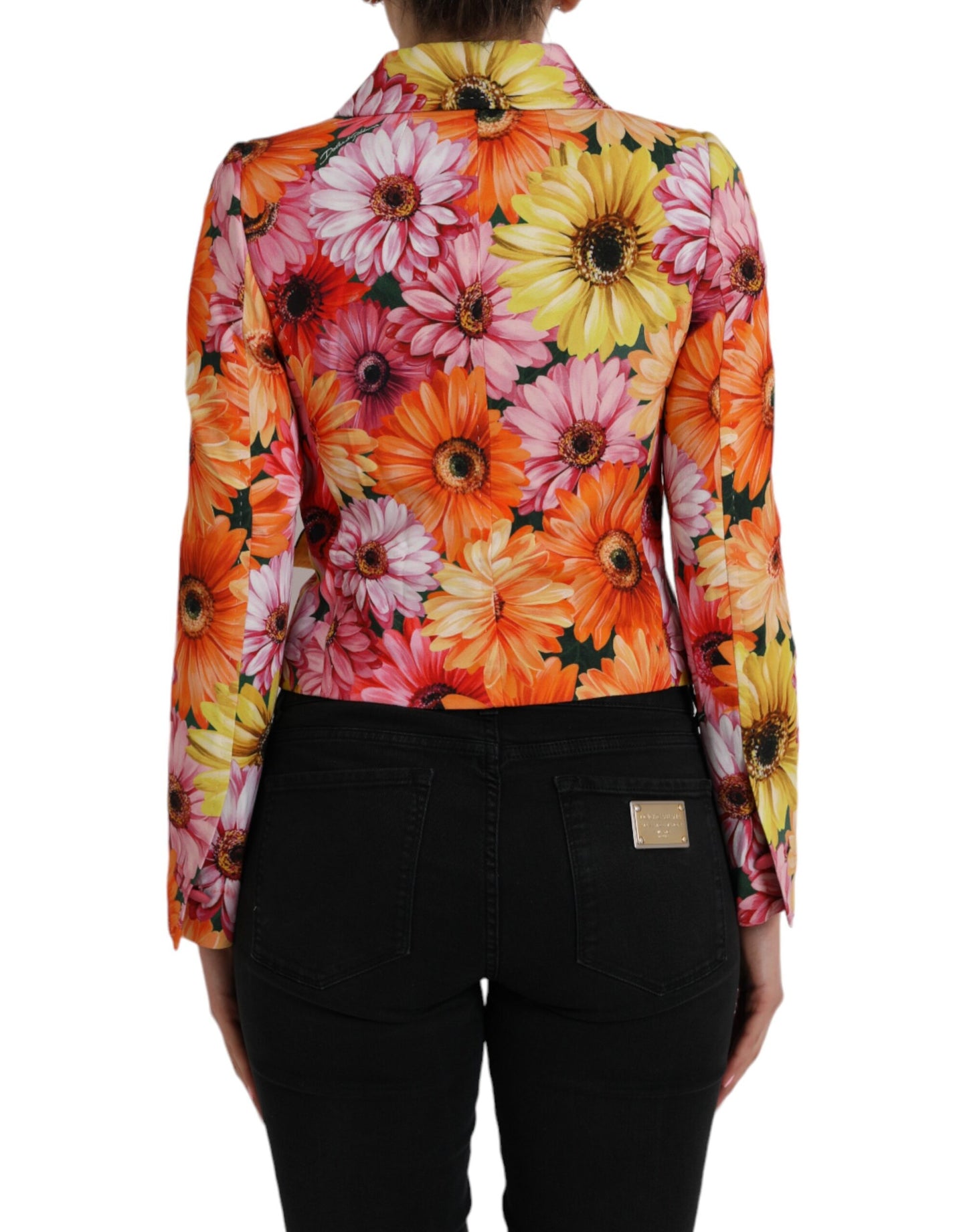Veste fantaisie florale à imprimé marguerites multicolore Dolce & Gabbana