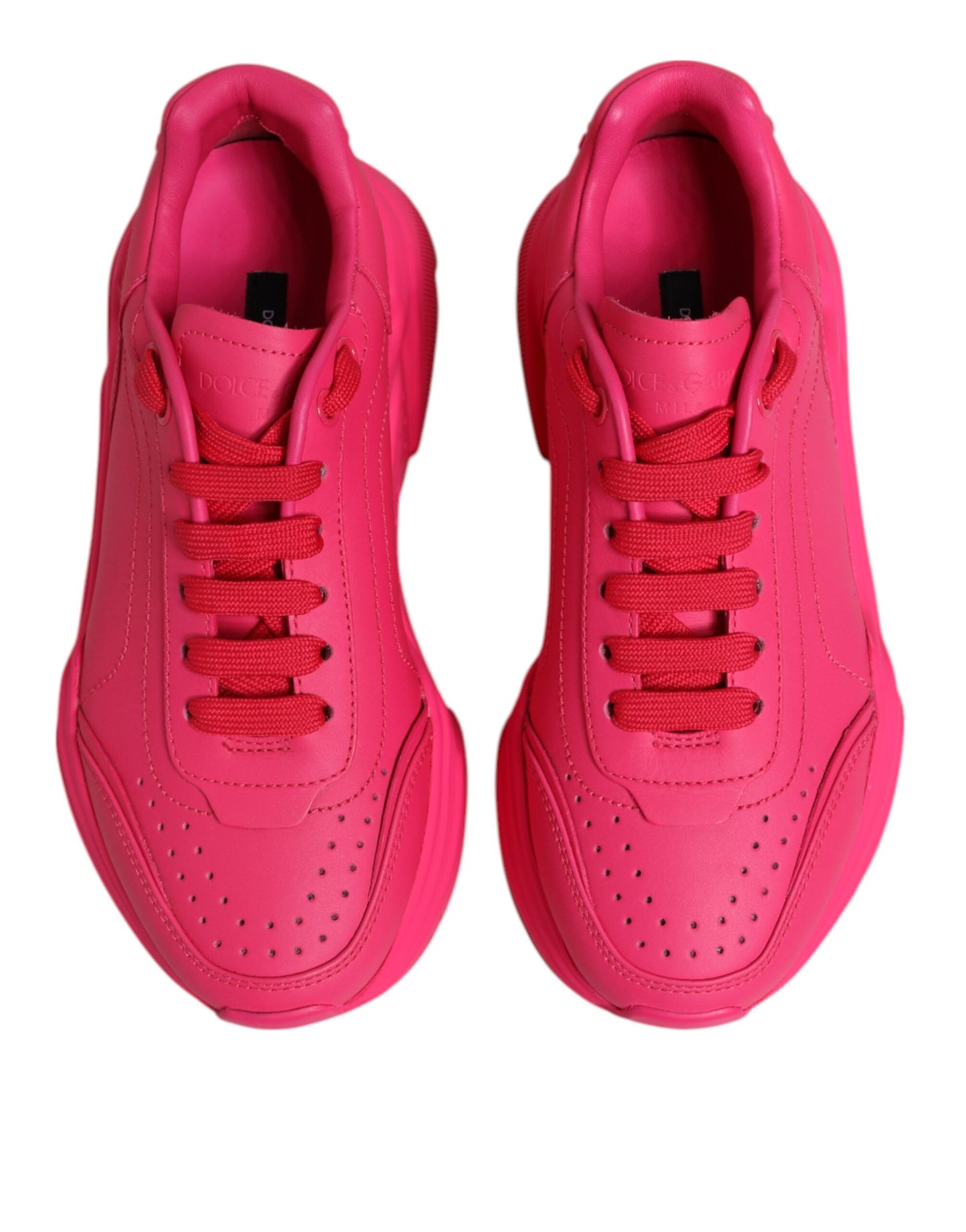 Baskets basses Daymaster en cuir rose Dolce & Gabbana