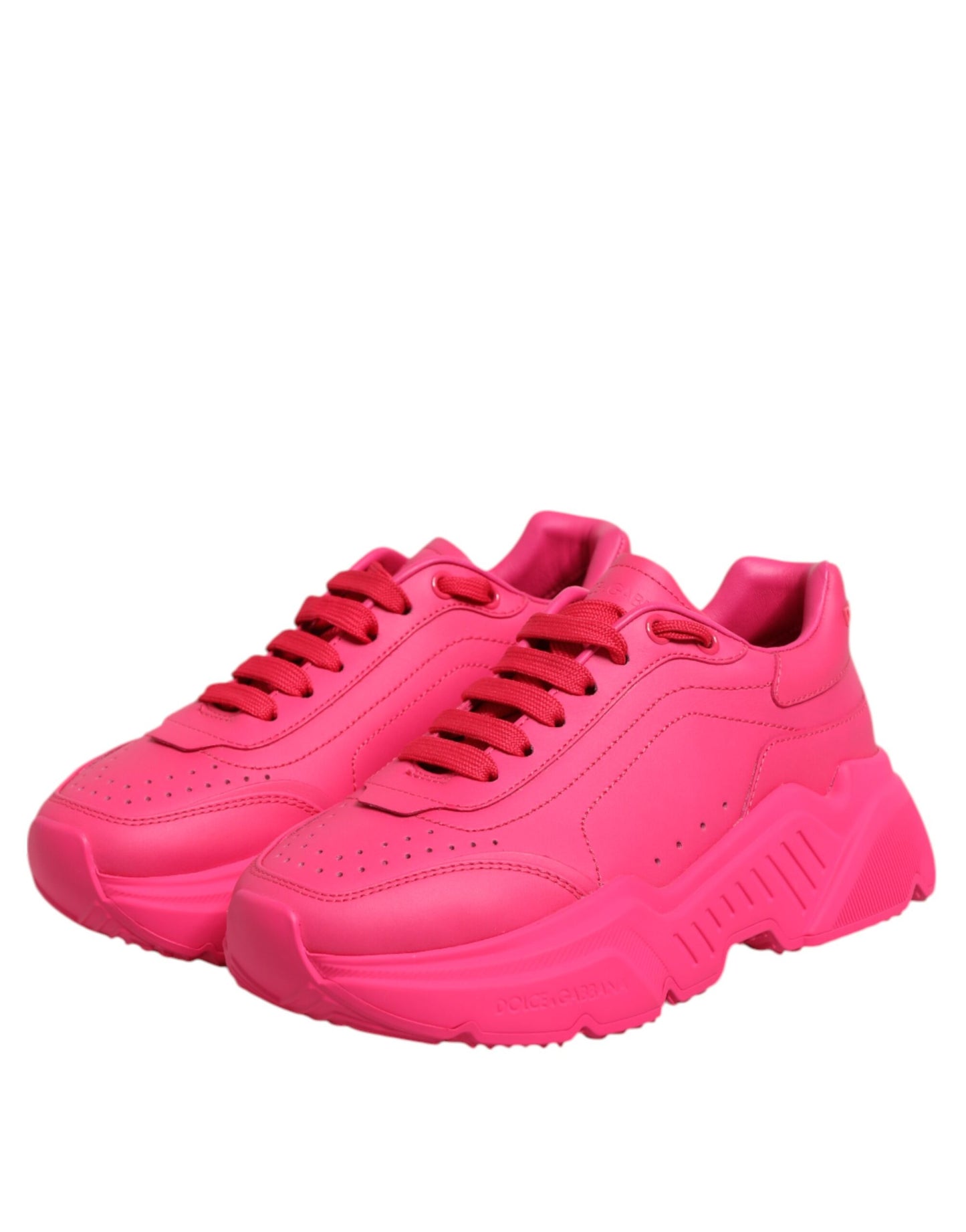 Baskets basses Daymaster en cuir rose Dolce & Gabbana