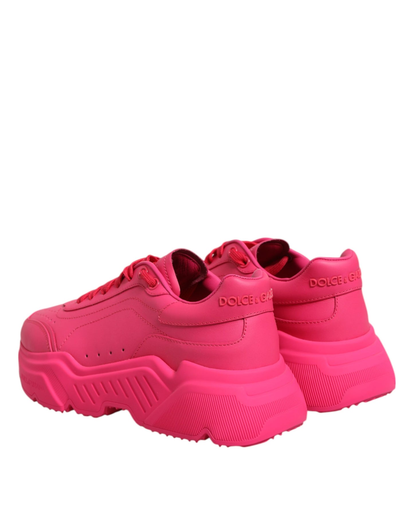 Baskets basses Daymaster en cuir rose Dolce & Gabbana