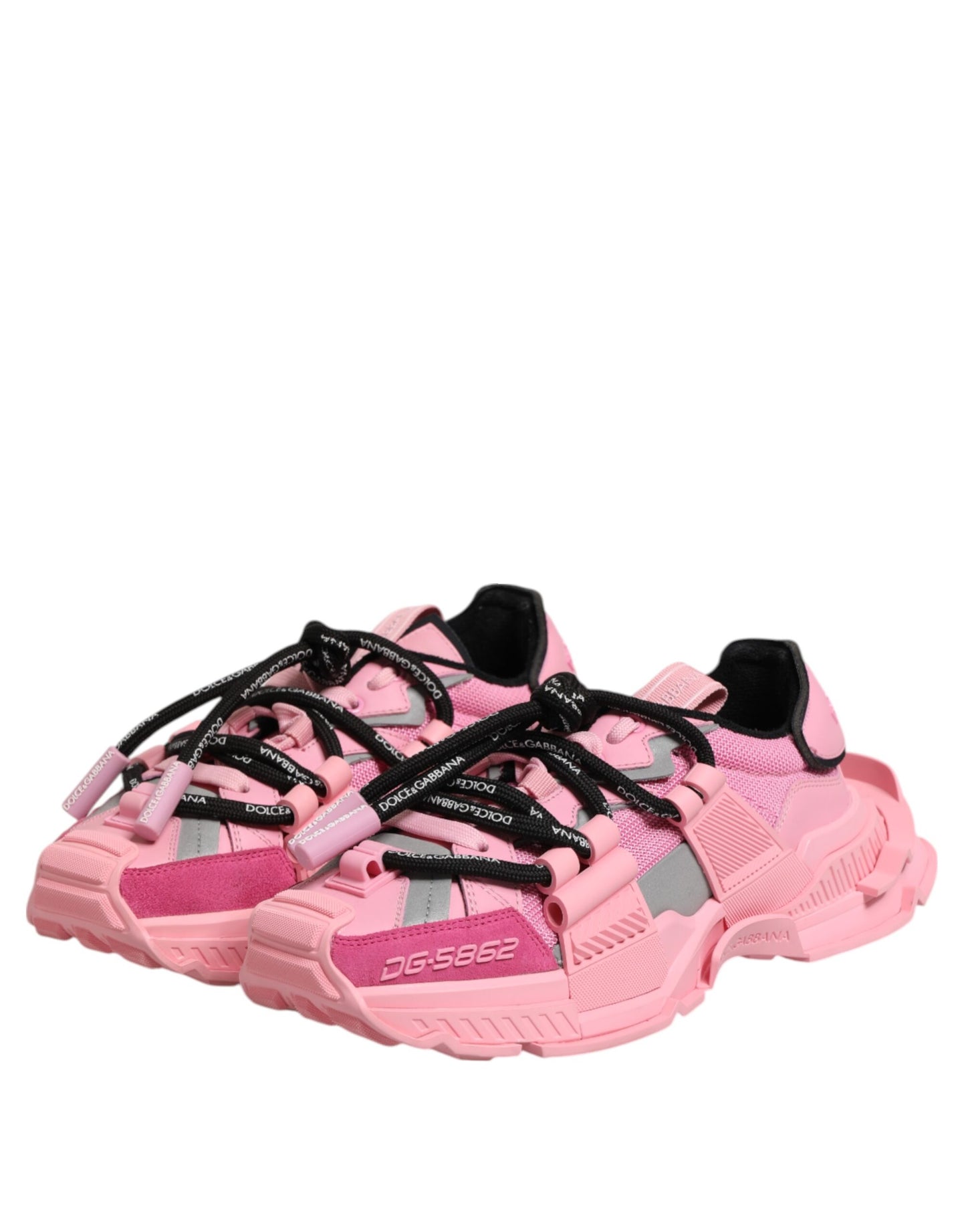 Baskets basses roses Dolce & Gabbana Space pour femme