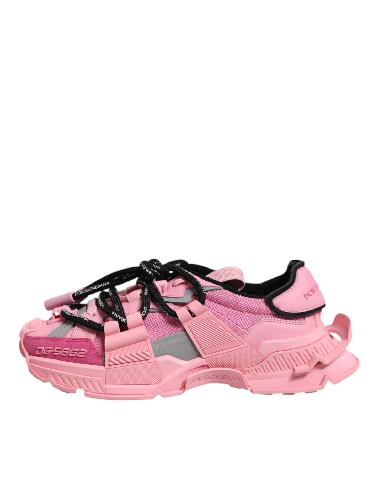 Baskets basses roses Dolce & Gabbana Space pour femme