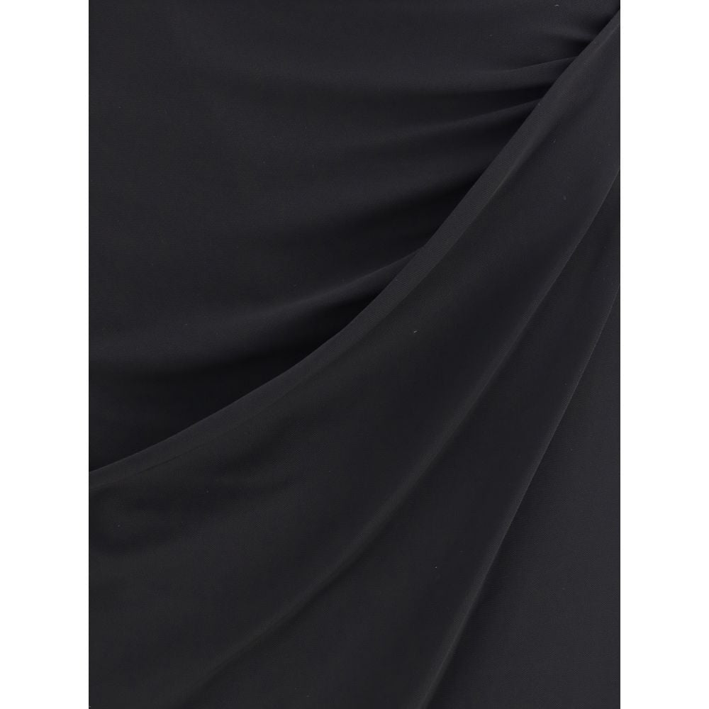 Versace – Drapierter Jerseyrock