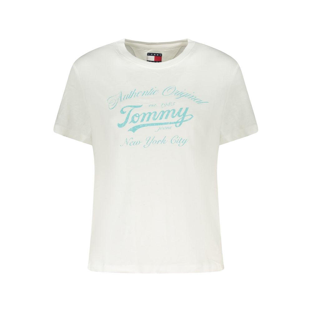 T-shirt Tommy Hilfiger en coton blanc pour femme