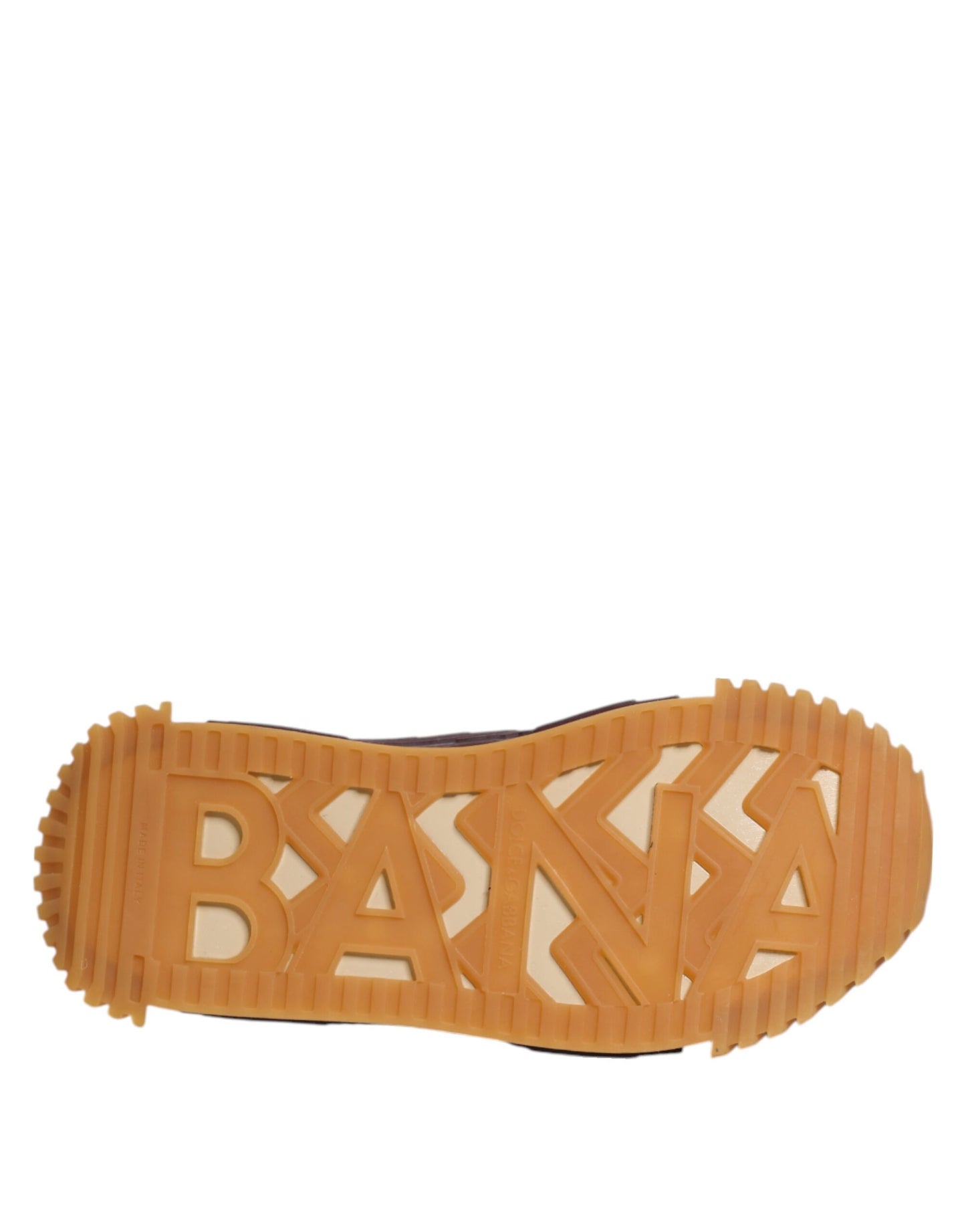 Baskets à lacets Dolce & Gabbana en néoprène beige avec logo DG NS1