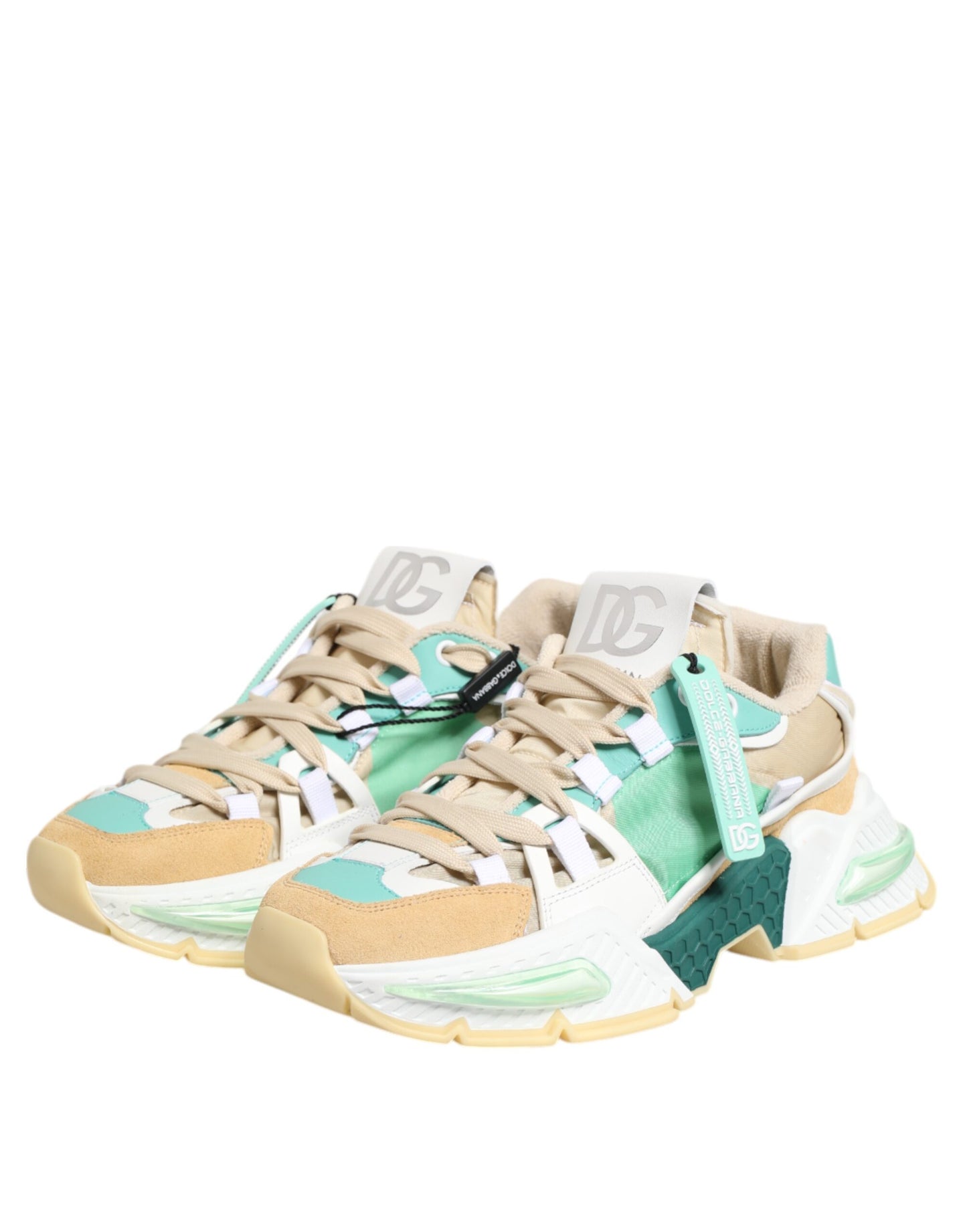 Dolce & Gabbana Airmaster Low Top Sneakers aus mehrfarbigem Leder