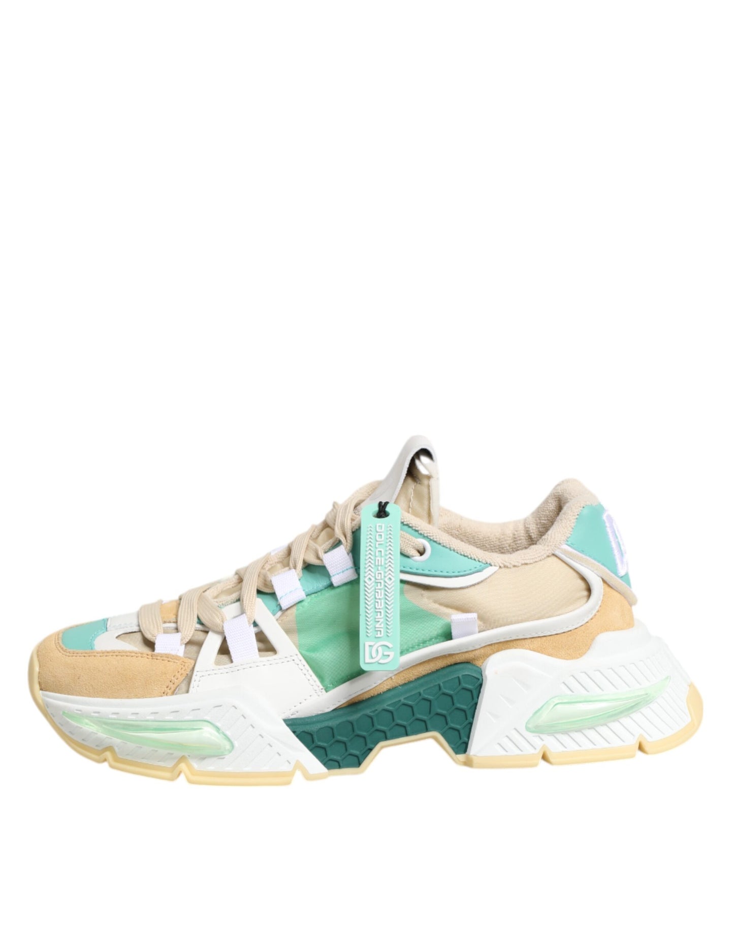 Dolce & Gabbana Airmaster Low Top Sneakers aus mehrfarbigem Leder