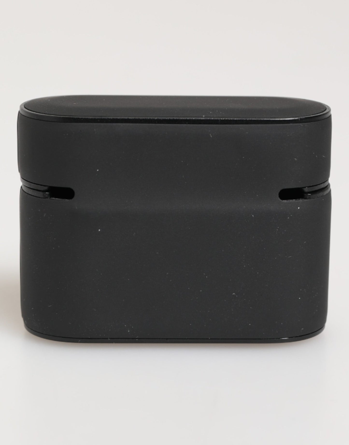 Dolce & Gabbana – Airpods-Etui mit geprägtem Logo aus Gummi in Schwarz und Gelb