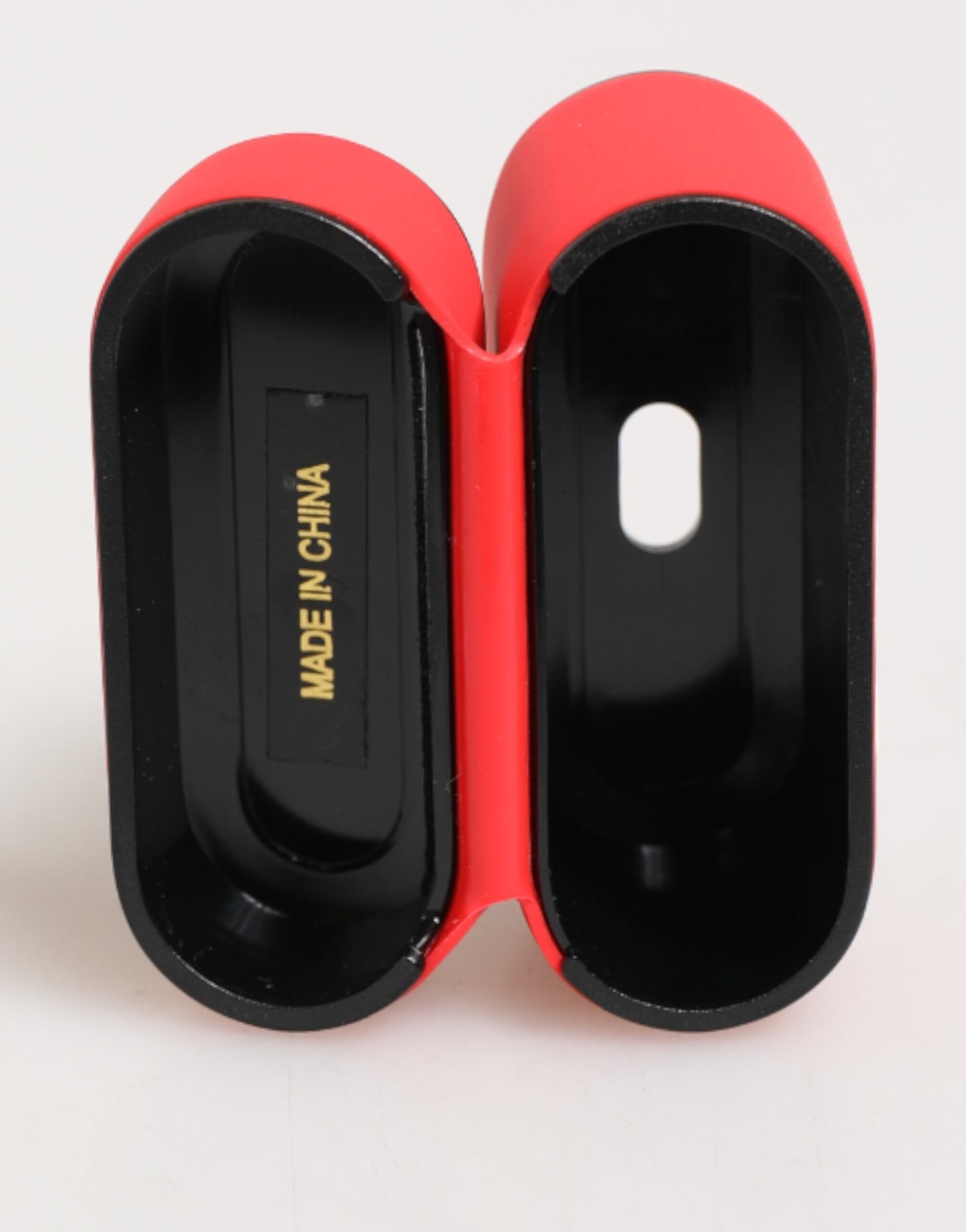 Dolce & Gabbana Rotes PVC-Airpods-Etui mit DG-Logoprägung für Herren