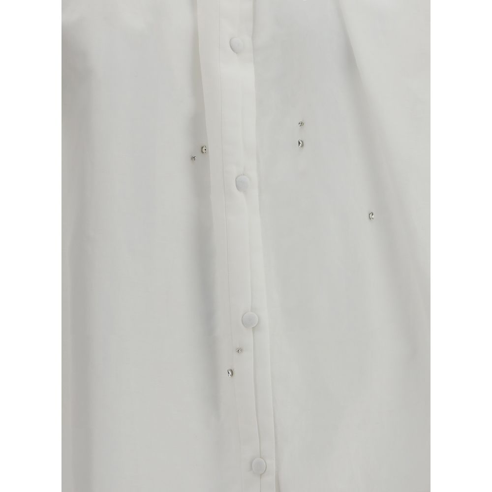 Forte_Forte White Cotton Blouse