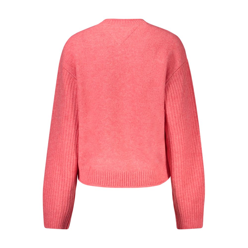 Tommy Hilfiger – Rosa Wollpullover für Damen