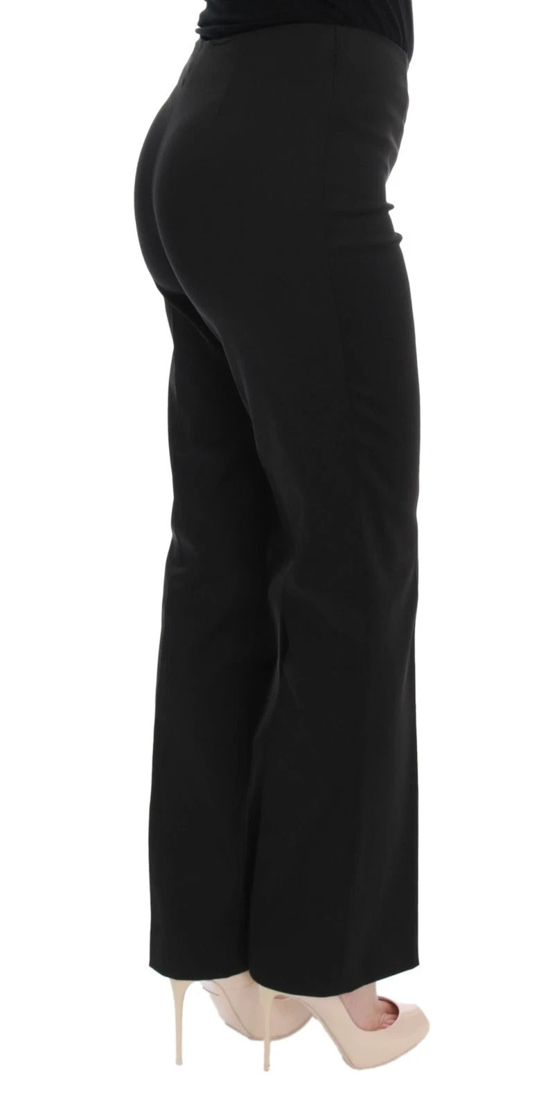 Pantalon habillé droit extensible noir BENCIVENGA