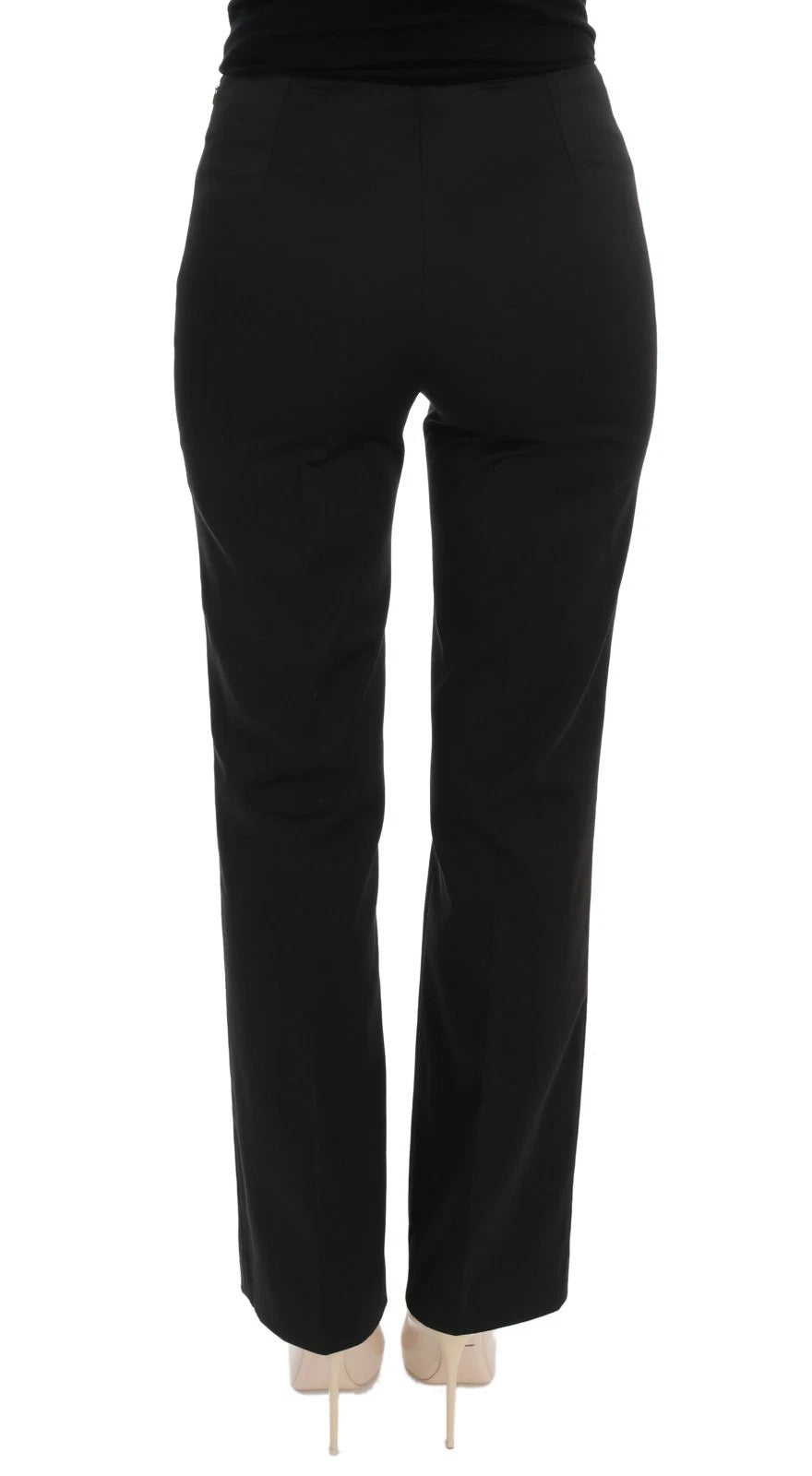 Pantalon habillé droit extensible noir BENCIVENGA