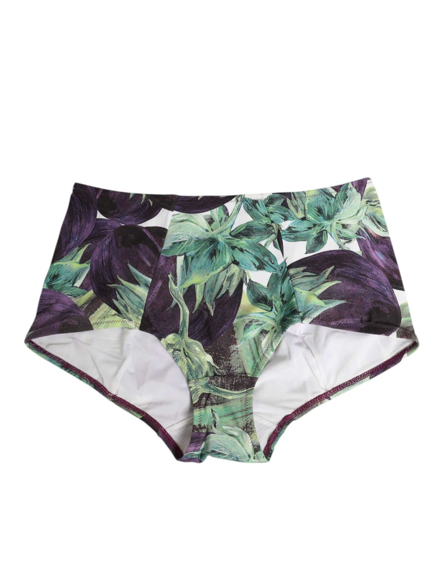 Culotte taille haute à imprimé aubergine Dolce & Gabbana