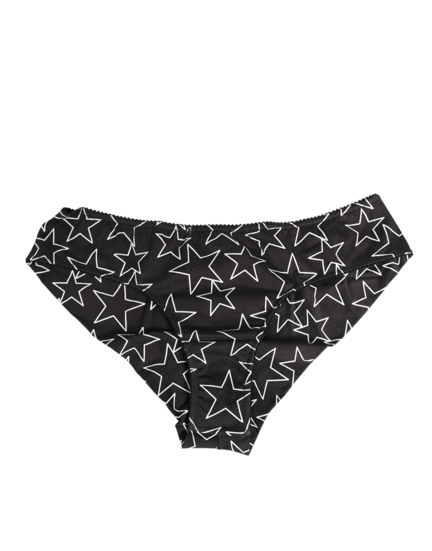 Culotte en coton imprimé étoiles noires et blanches Dolce & Gabbana