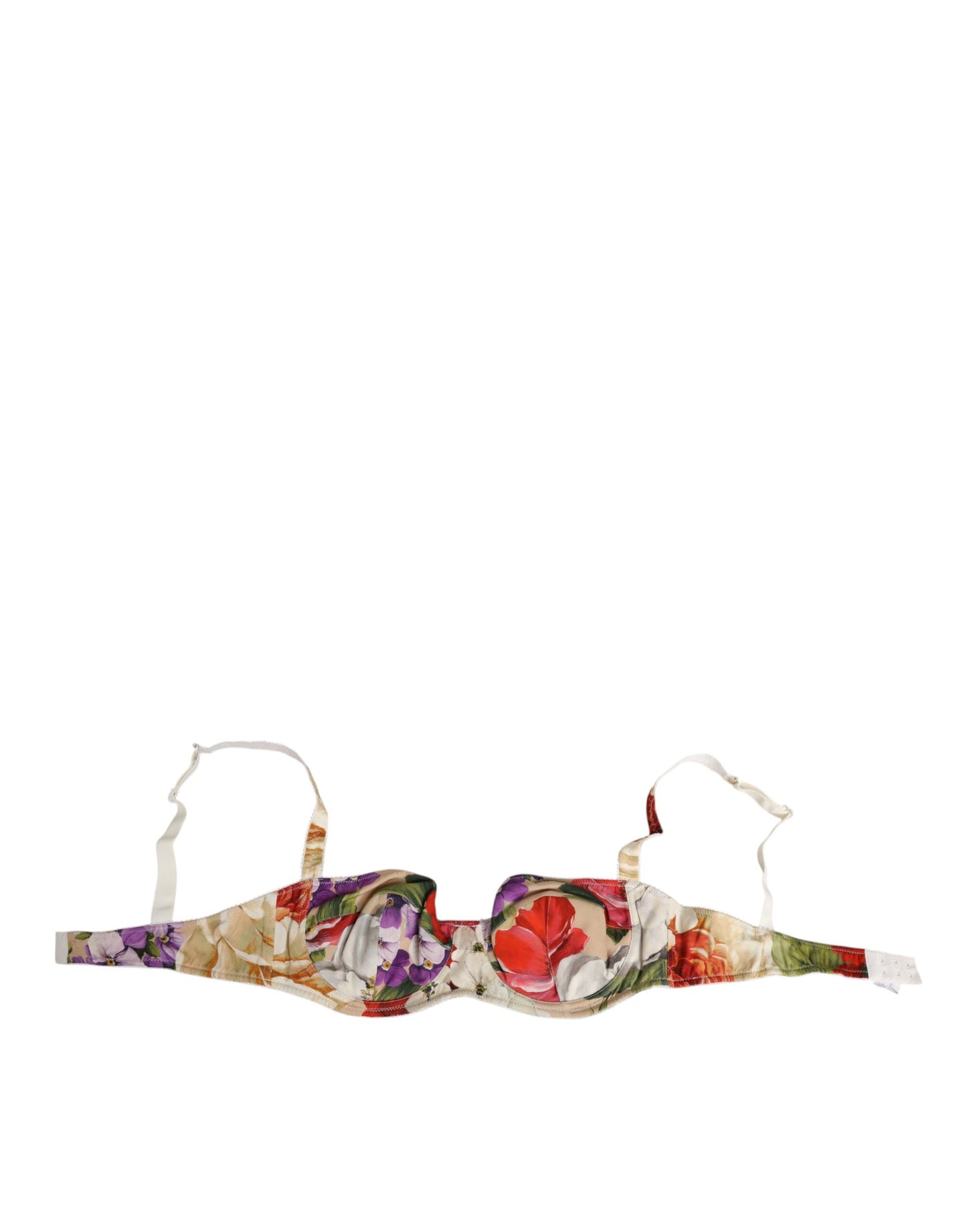 Dolce & Gabbana – Halbgepolsterter Balconette-BH mit Blumenmuster