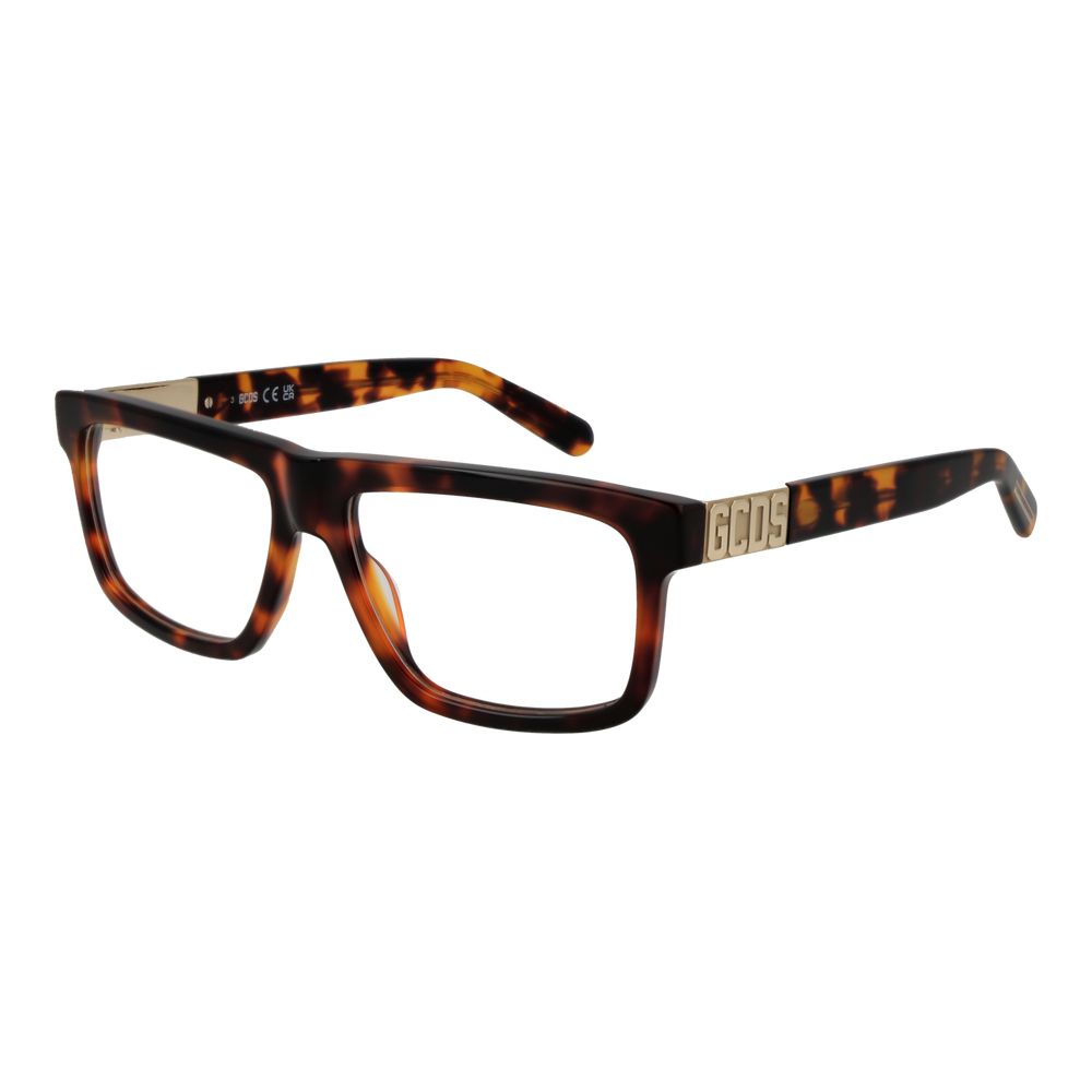 GCDS Braune optische Unisex-Brillen