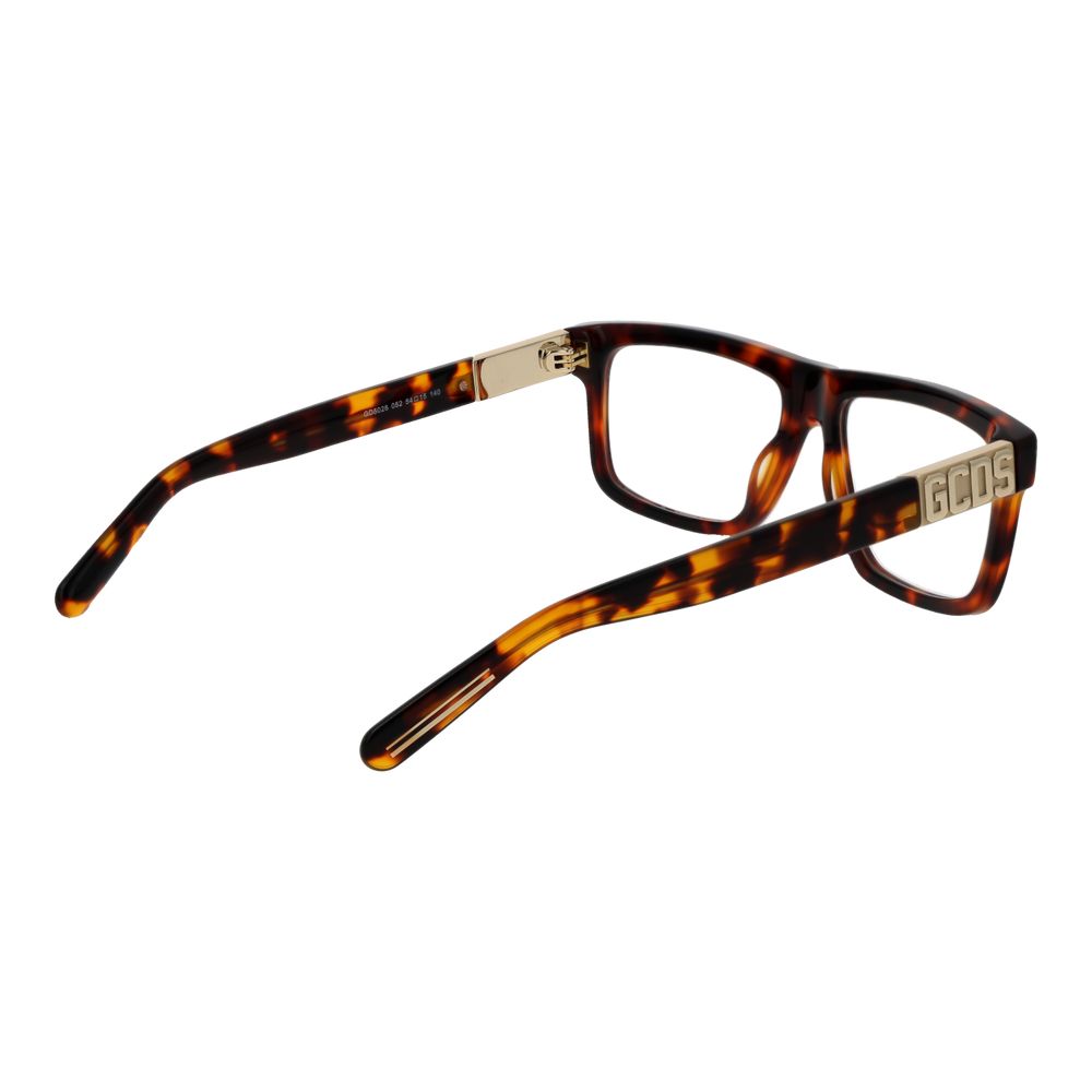 GCDS Braune optische Unisex-Brillen