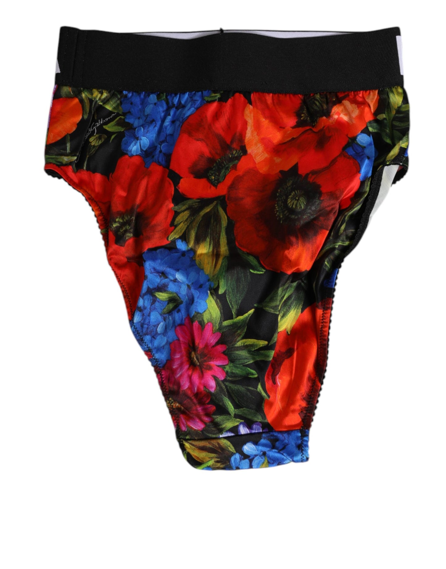 Culotte taille haute à imprimé floral multicolore Dolce & Gabbana