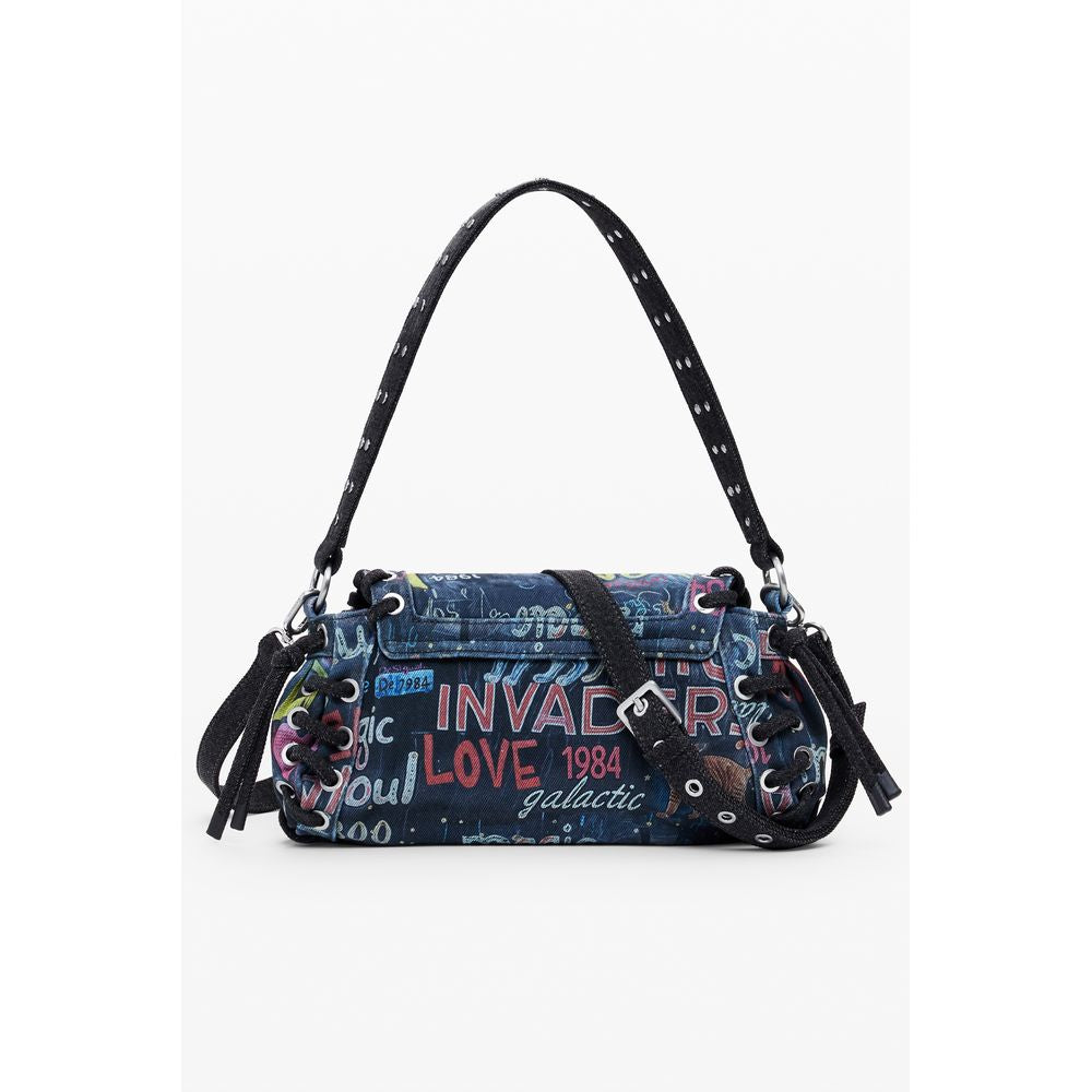 Desigual Blue Cotton Women's Shoulder Bag