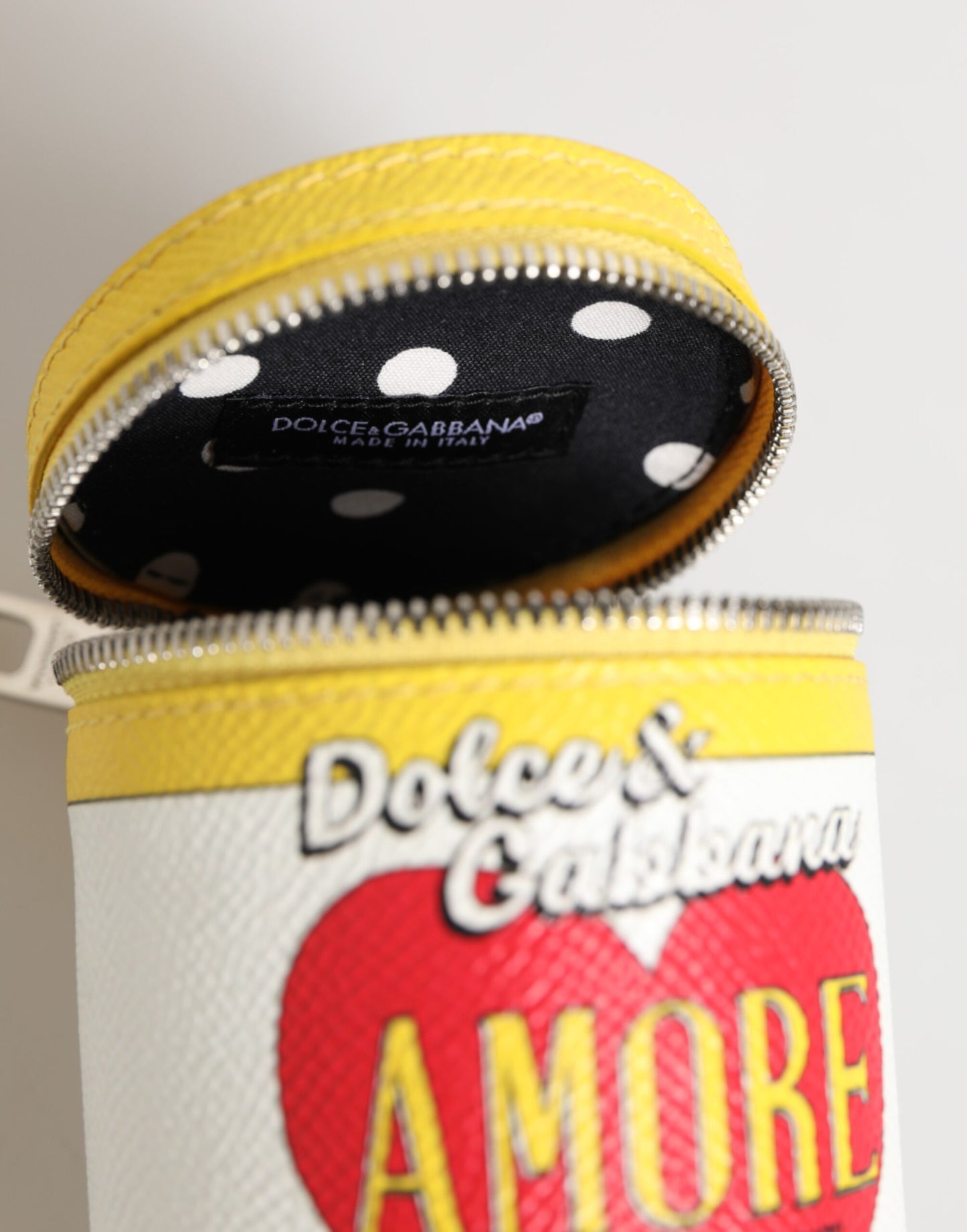 Porte-clés porte-monnaie en cuir multicolore Dolce & Gabbana Amore