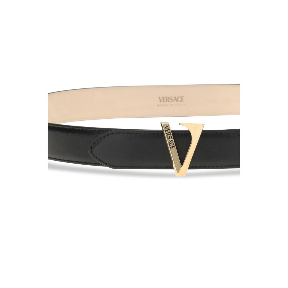 Versace – V-Gürtel aus Kalbsleder