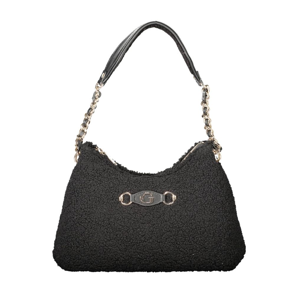 Guess Jeans – Schwarze Polyester-Handtasche