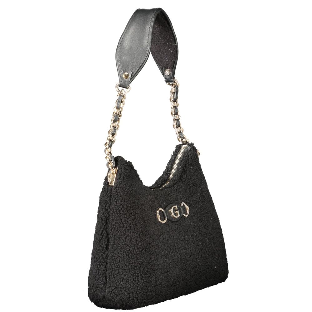 Guess Jeans – Schwarze Polyester-Handtasche