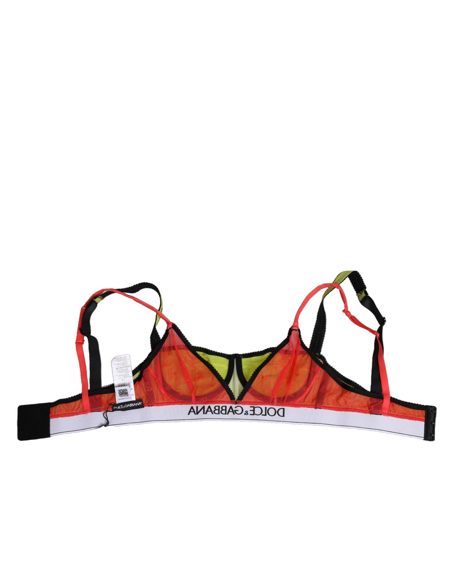 Dolce & Gabbana, grüner Balconnet-BH aus Nylon mit weichen Körbchen