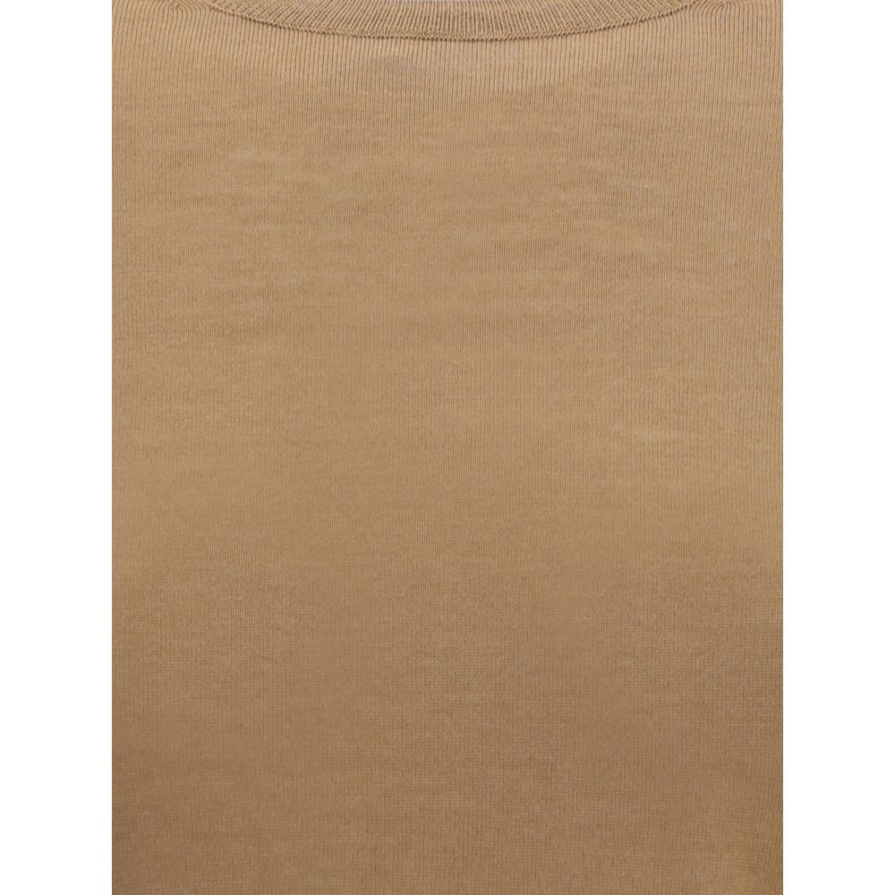 Max Mara Brown Fleece Wool Top