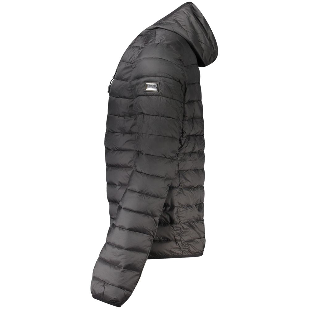 Cavalli Class Black Polyester Jackets & Coat