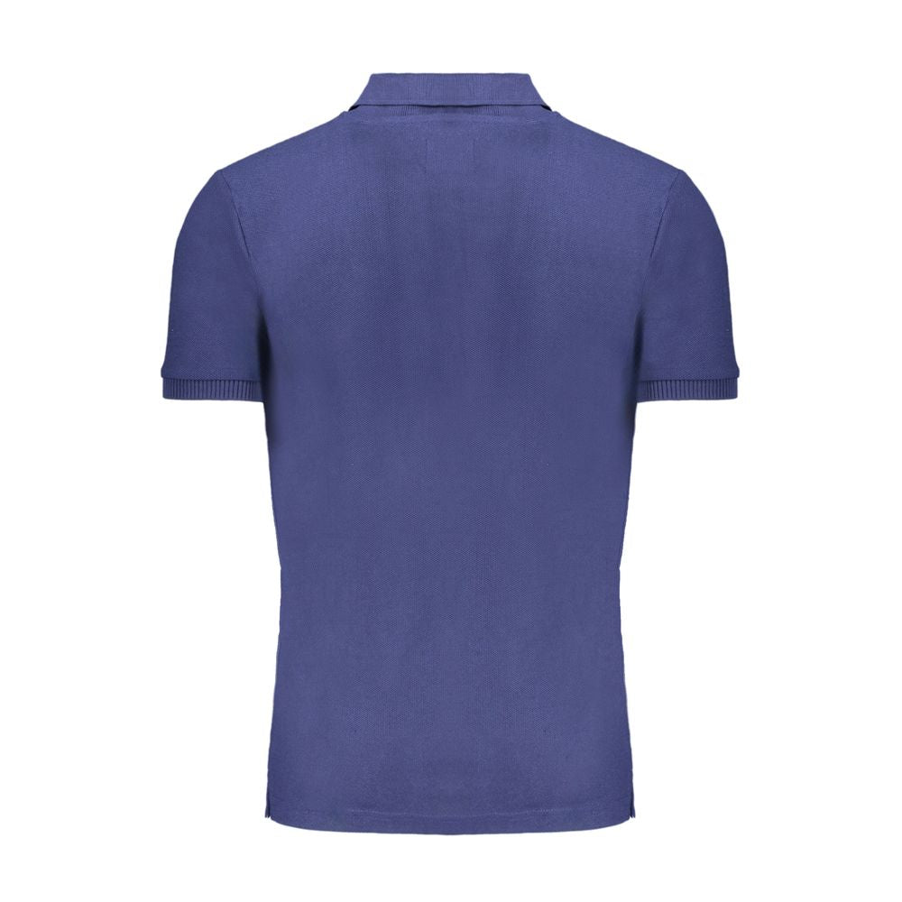 Gianmarco Venturi Blue Cotton Men's Polo Shirt