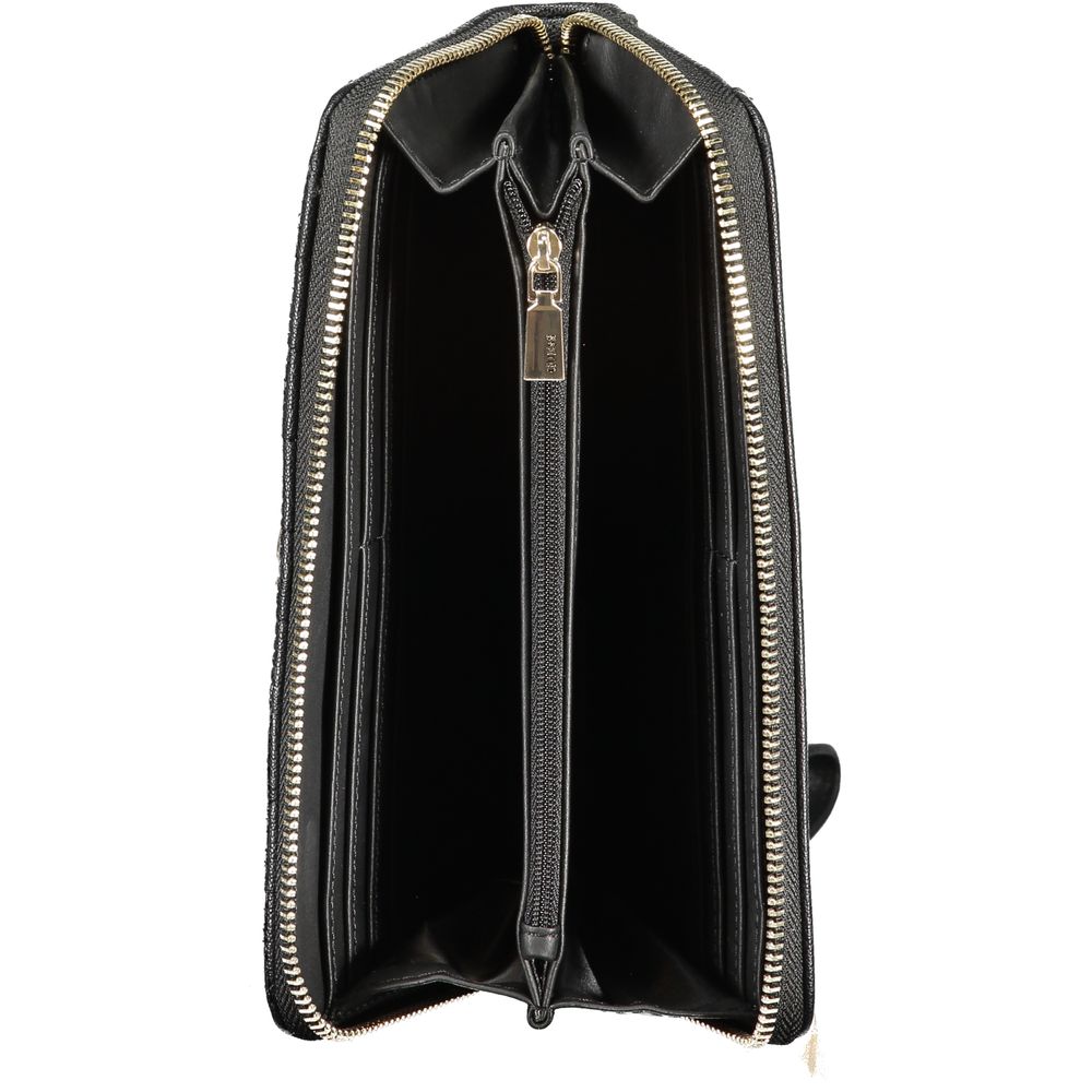 Guess Jeans Black Polyurethane Women Wallet