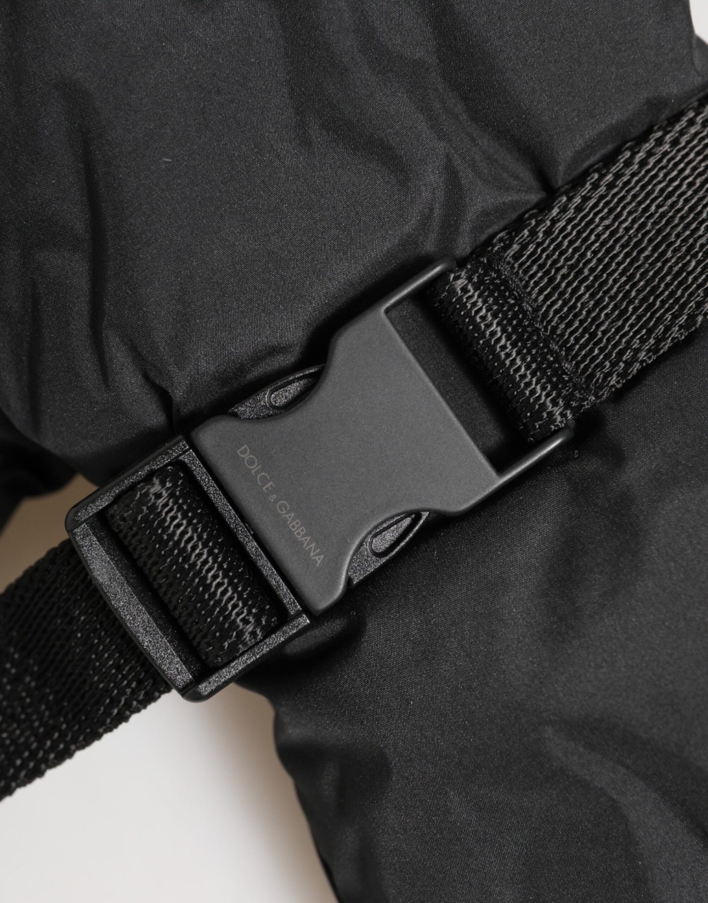 Dolce & Gabbana Black Windproof Ski Winter Warm Non Slip Gloves