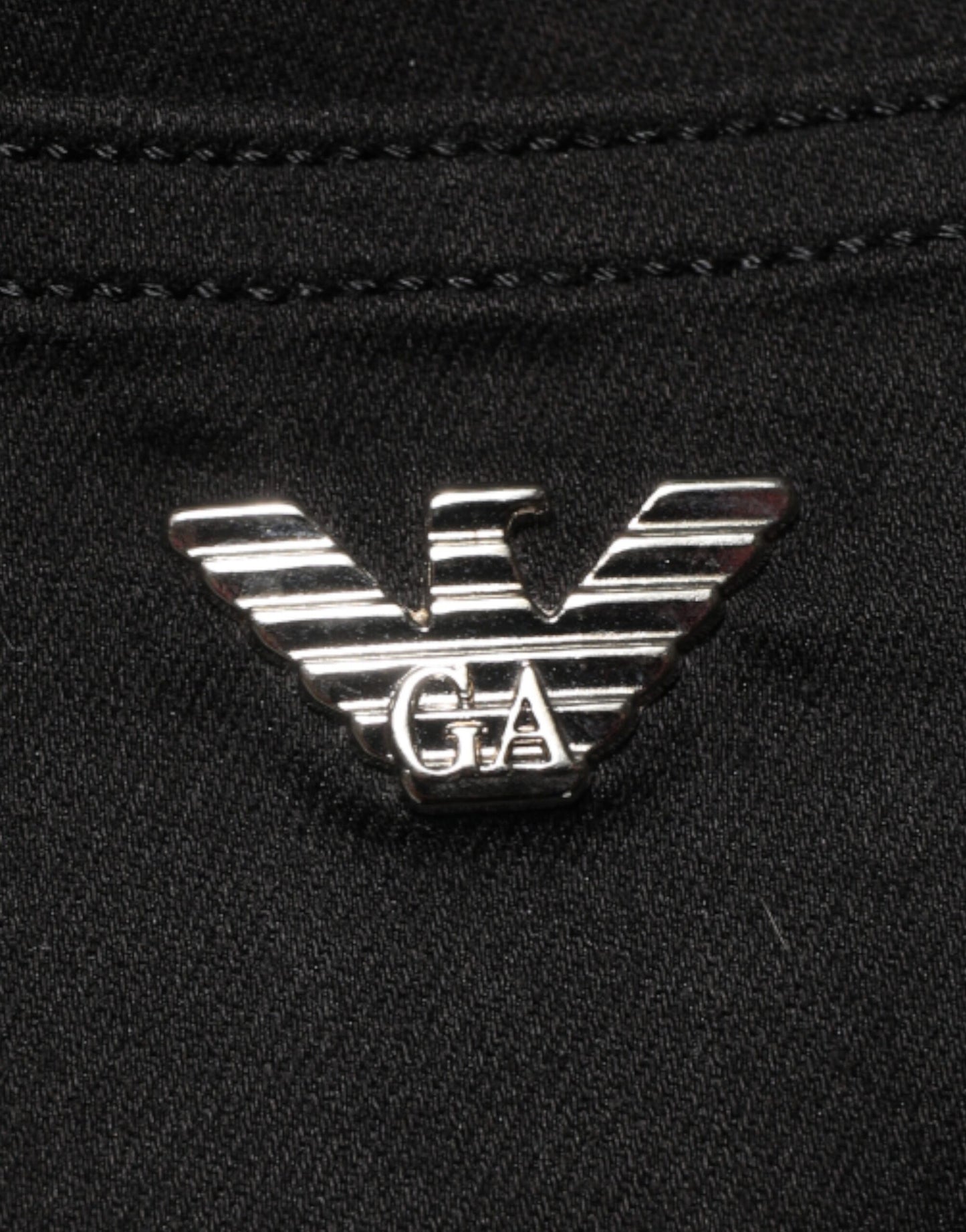 Armani Jeans Black Mid Waist Cotton Stretch Skinny Denim Jeans