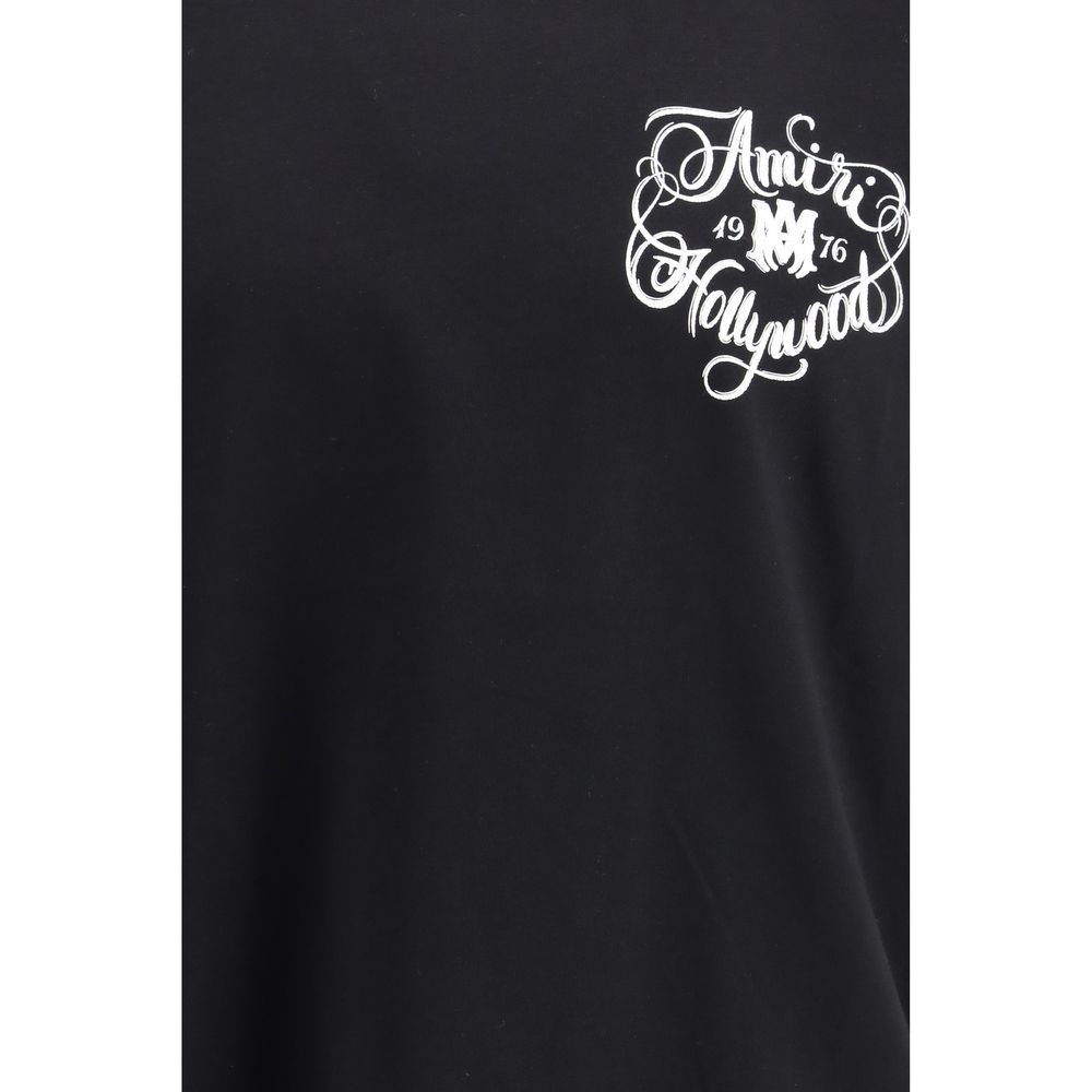 Amiri Black Cotton T-Shirt