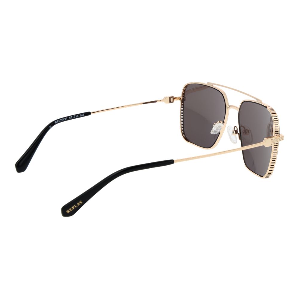 Replay Gold Metal Sunglasses