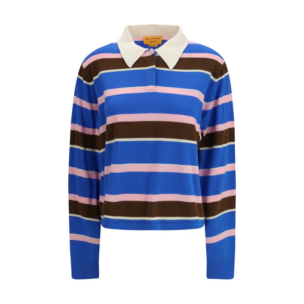 Guest in Residence Blue Cashmere Cashmere Sweater