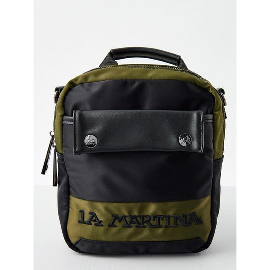 La Martina Bicolor Nylon Crossbody Bag