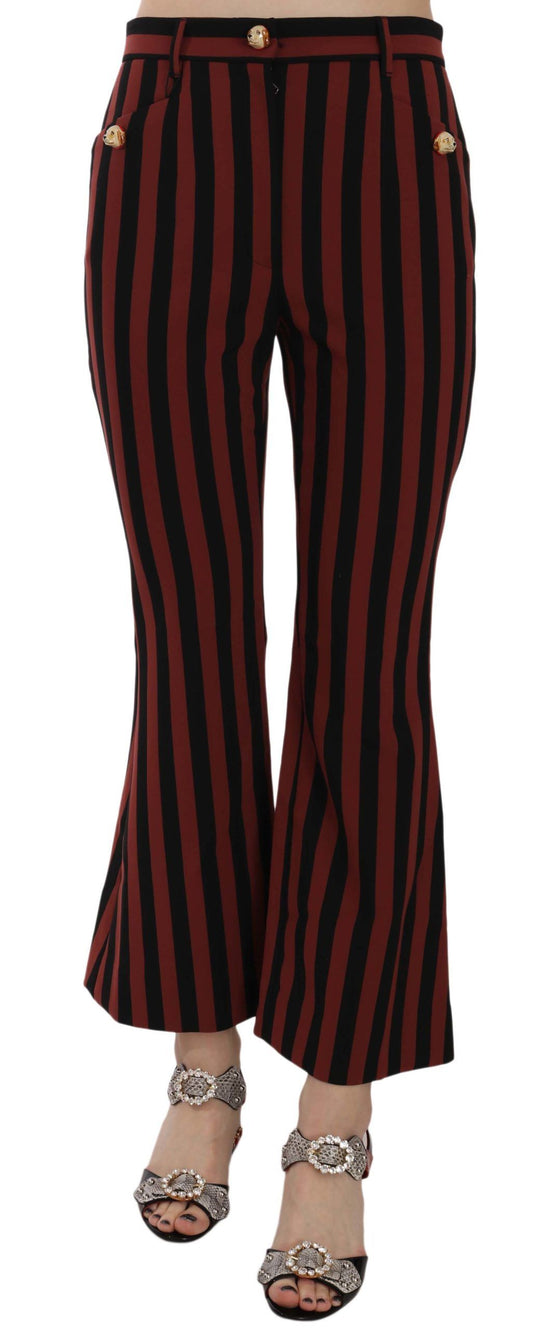 Pantalon évasé court élégant Dolce &amp; Gabbana
